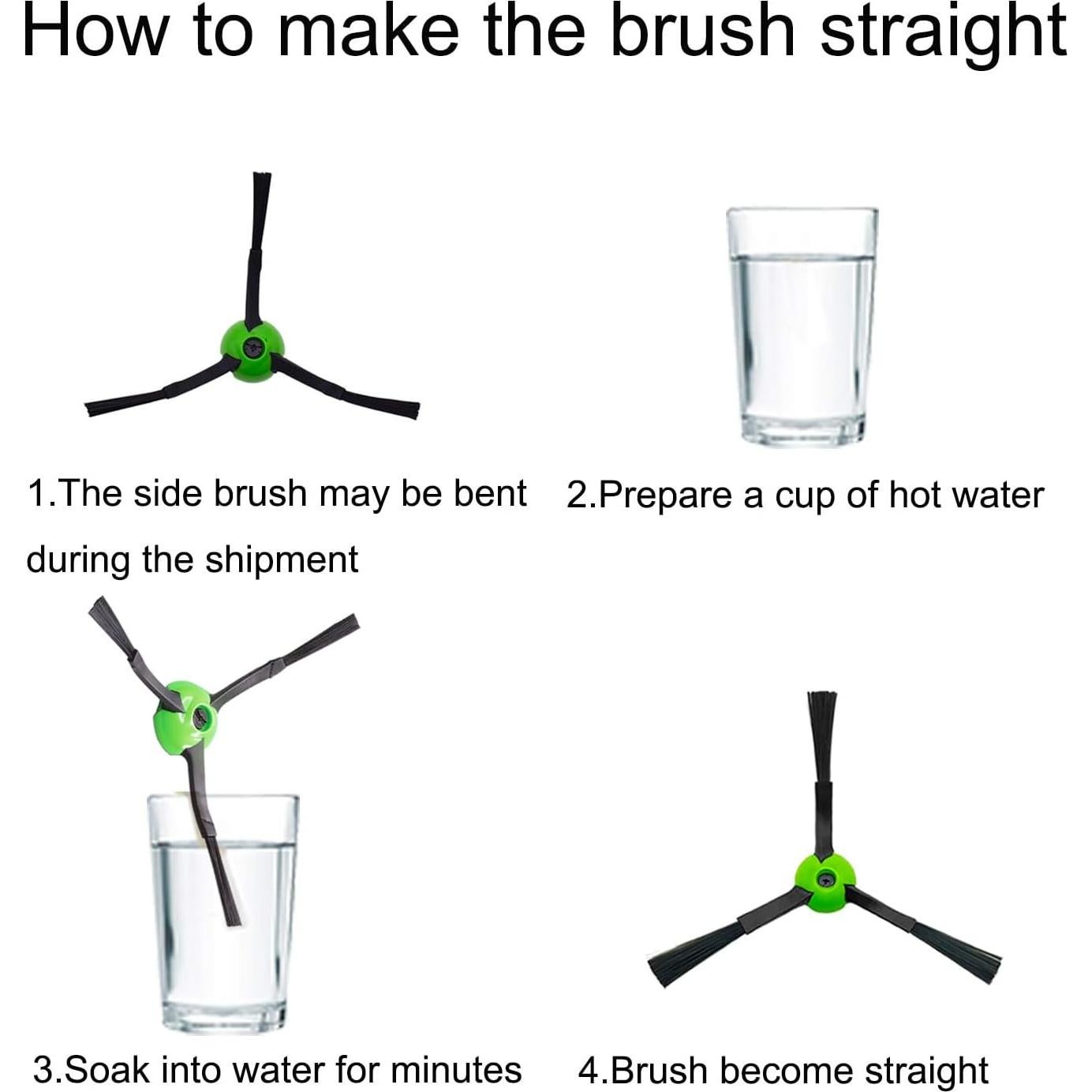 Kit de Reemplazo de Cepillos Laterales SENNII para iRobot Roomba