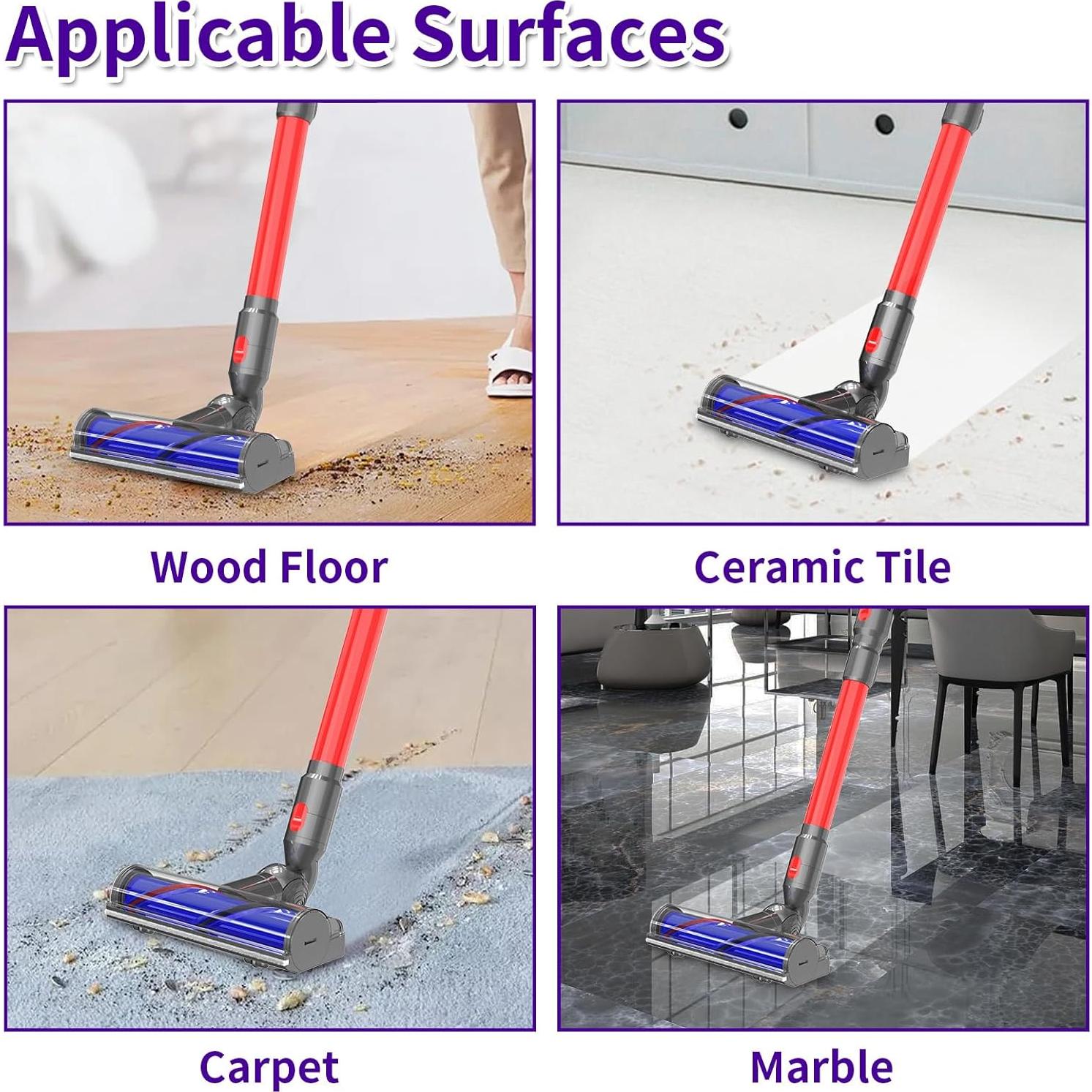 Cabezal de Aspiradora Motorhead AZYM para Dyson V7 V8 V10 V11 V15