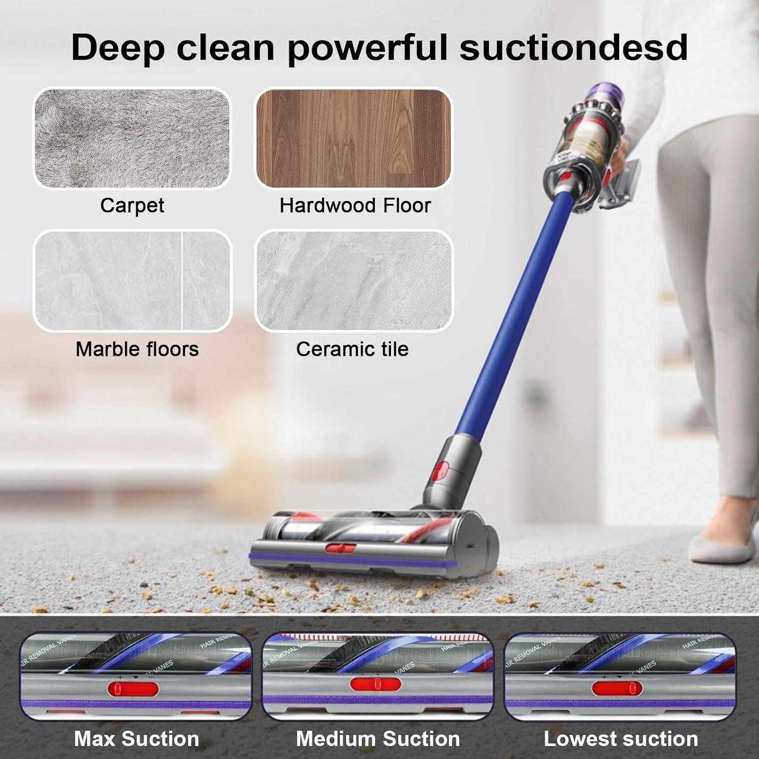 Cabezal de Alto Par Coodss para Aspiradoras Dyson V7 V8 V10 V11 V15