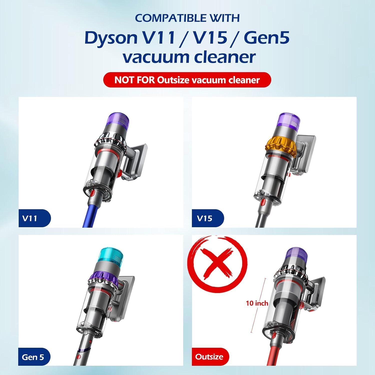 Anillo de Sellado Mejorado Youzu para Aspiradora Dyson V11 V15