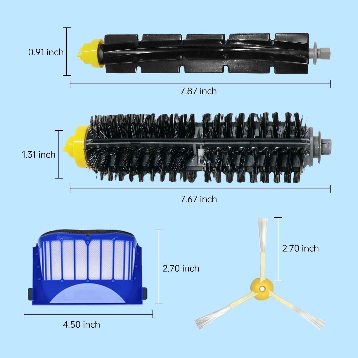 Kit de Accesorios de Reemplazo iRobot Roomba 600/500 Series 27 Piezas