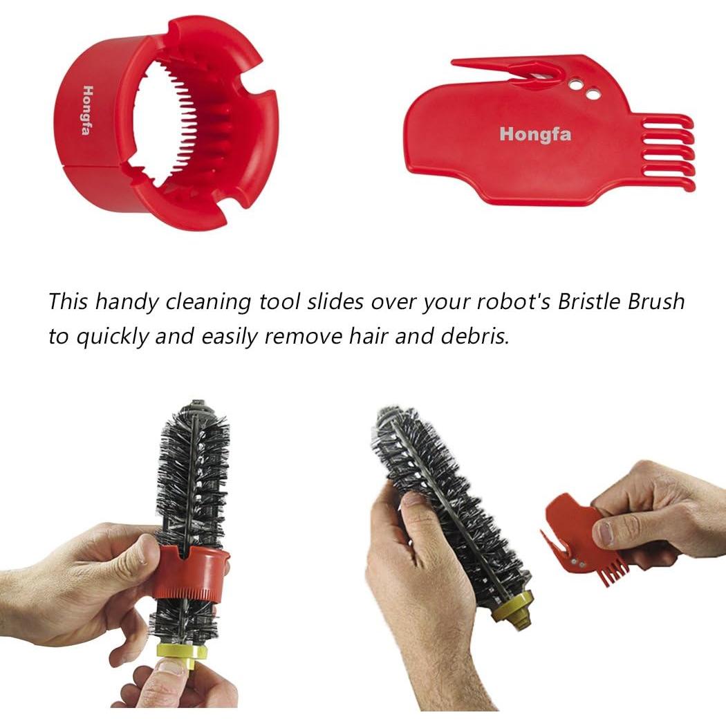 Kit de Repuestos para iRobot Roomba 500 y 600 - 4 Filtros y Cepillos