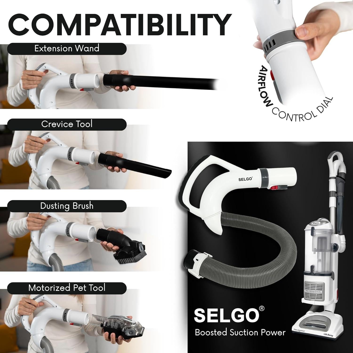 Manguera de Reemplazo Selgo para Aspiradora Shark NV355 NV356