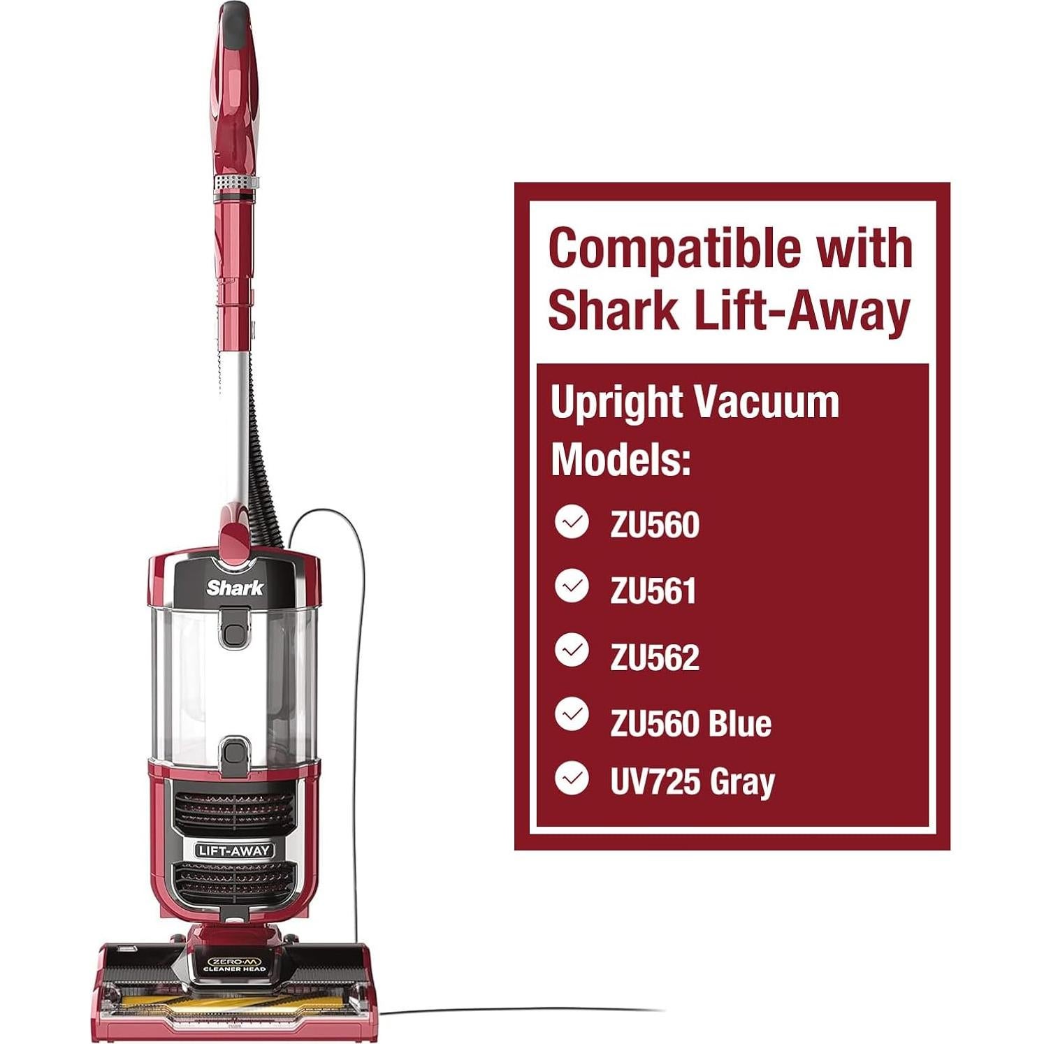 Mango de Manguera de Reemplazo Gygbvo ZU560 Rojo para Shark