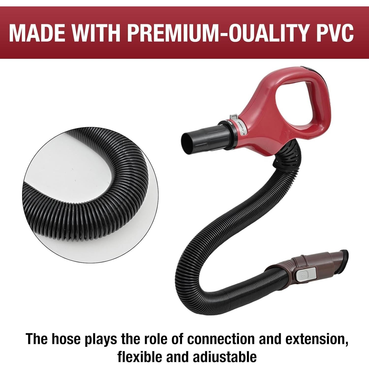 Mango de Manguera de Reemplazo Gygbvo ZU560 Rojo para Shark