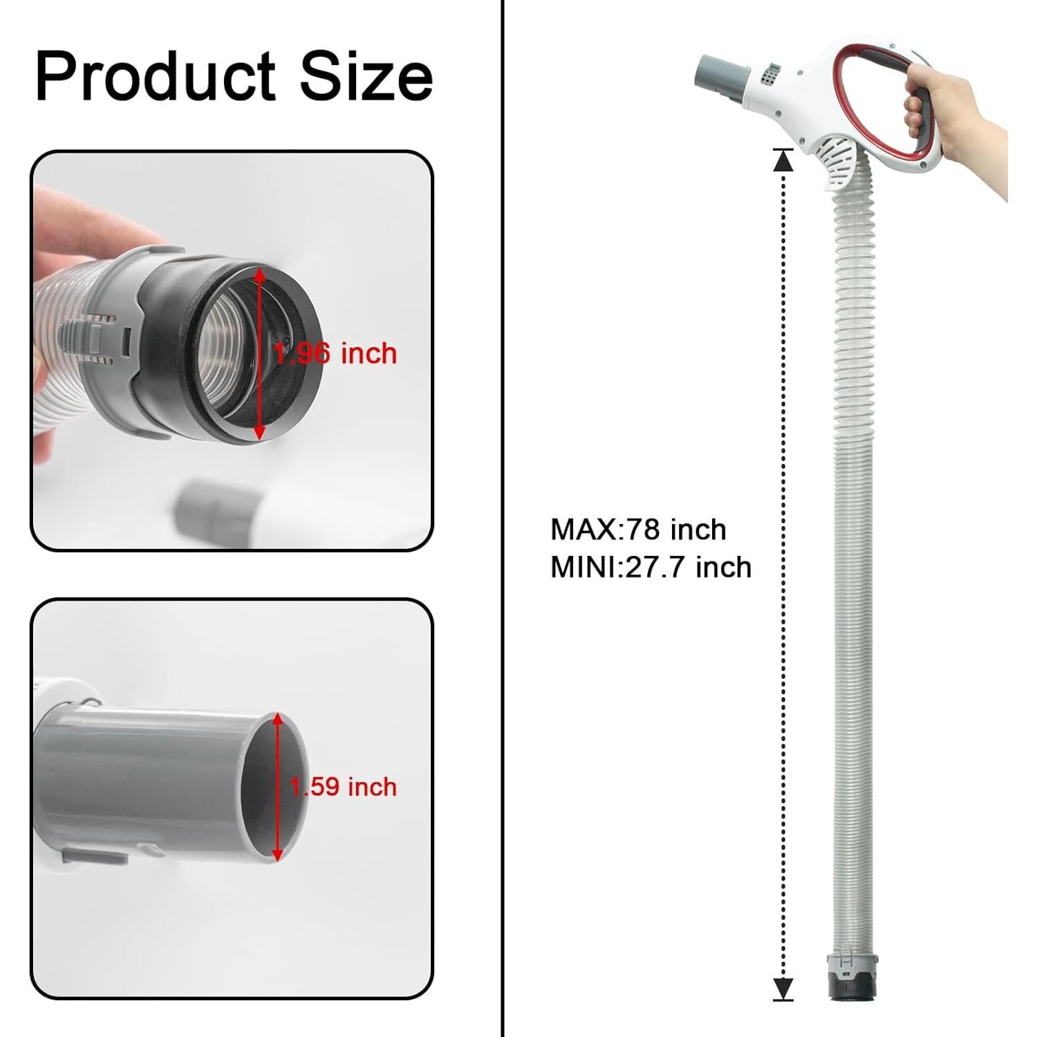 Manguera de Reemplazo Shark NV501 para Aspiradoras Lift-Away