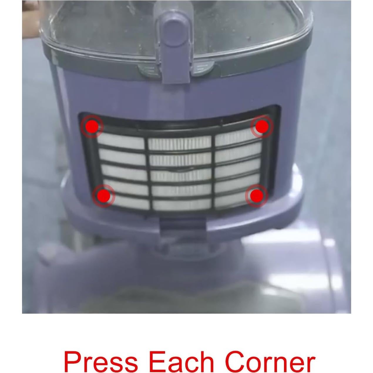 Paquete de 2 Filtros HEPA + 4 Filtros Espuma Shark NV350