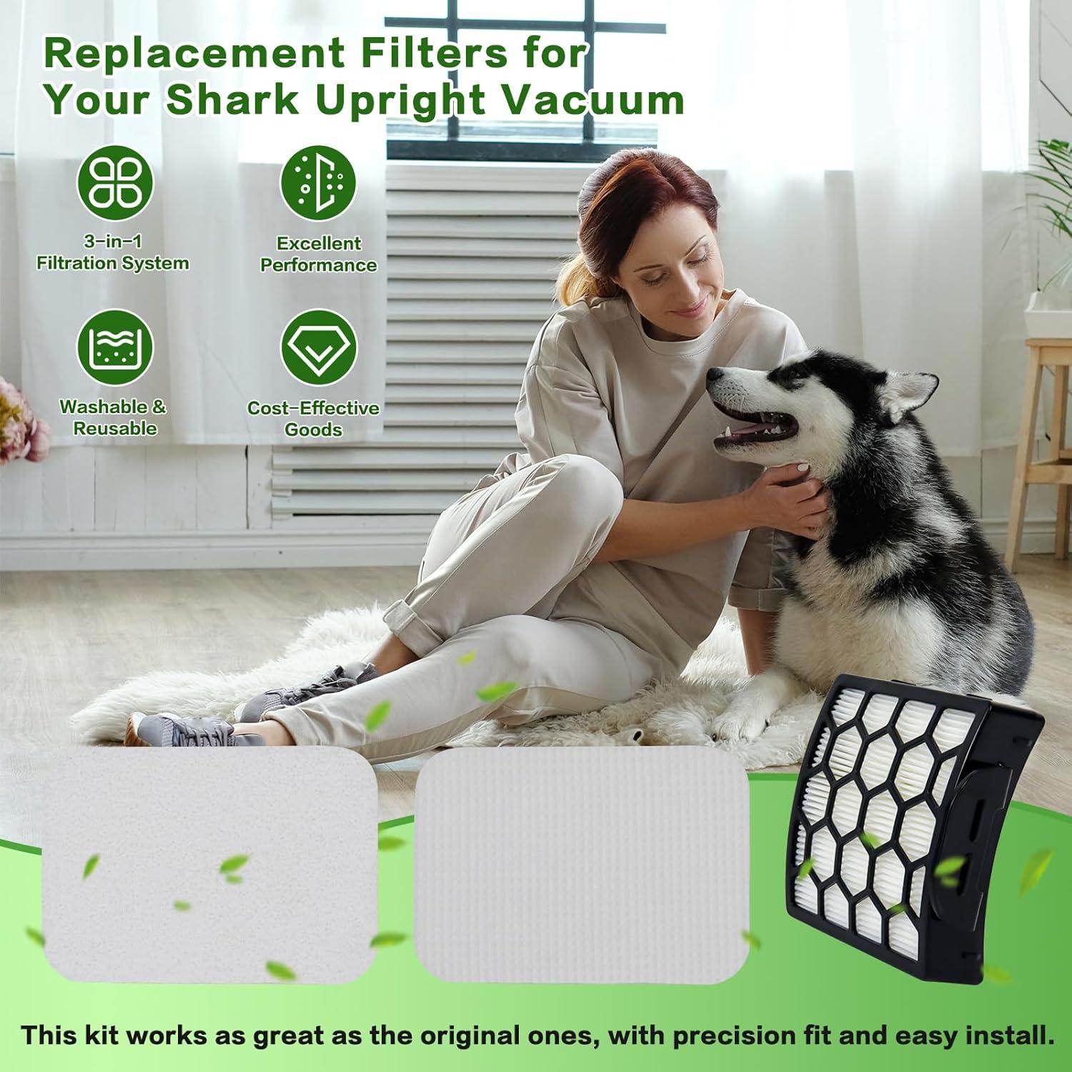 Filtros de Reemplazo VIEWALL para Aspiradora Shark ZU100 ZU102