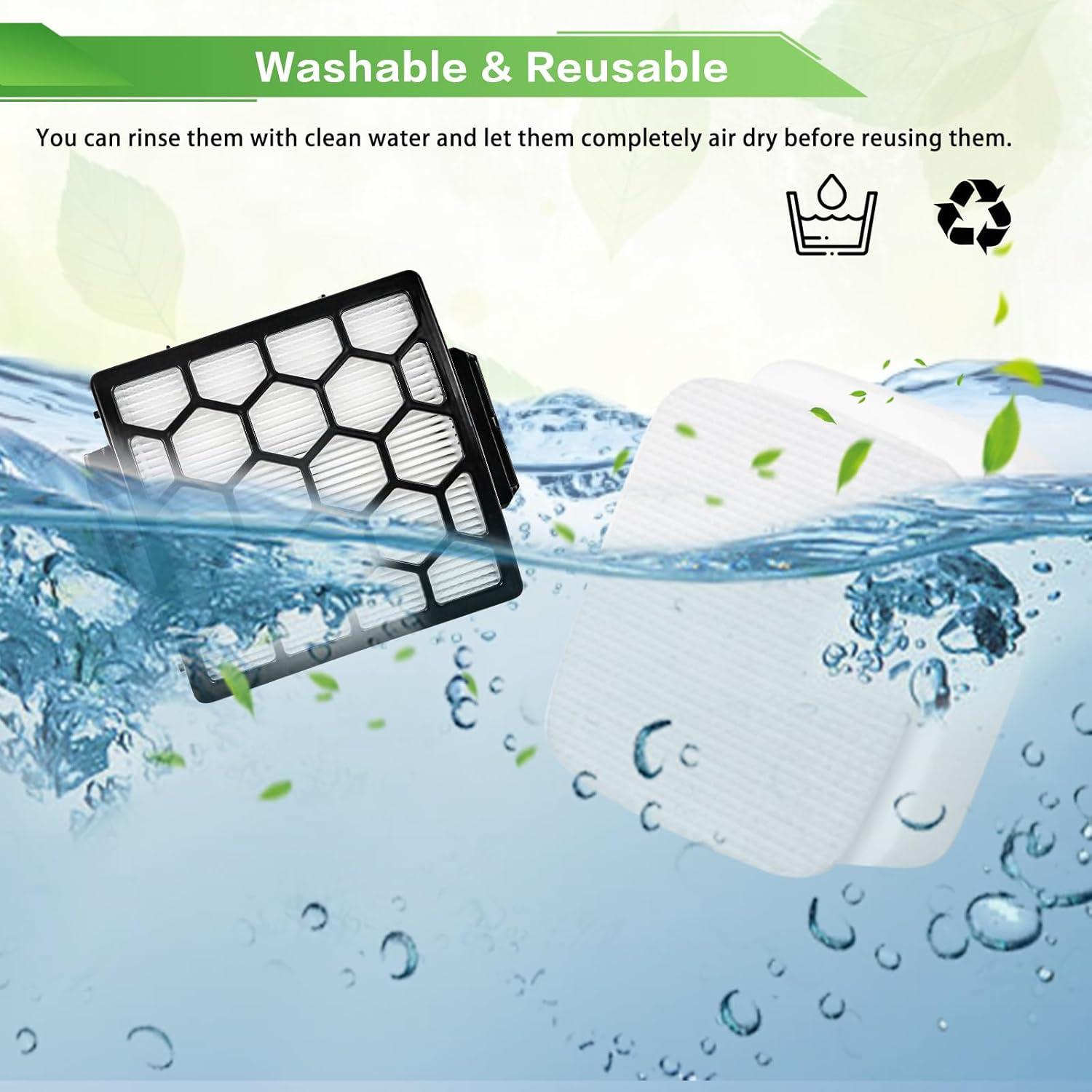 Filtros de Reemplazo VIEWALL para Aspiradora Shark ZU100 ZU102