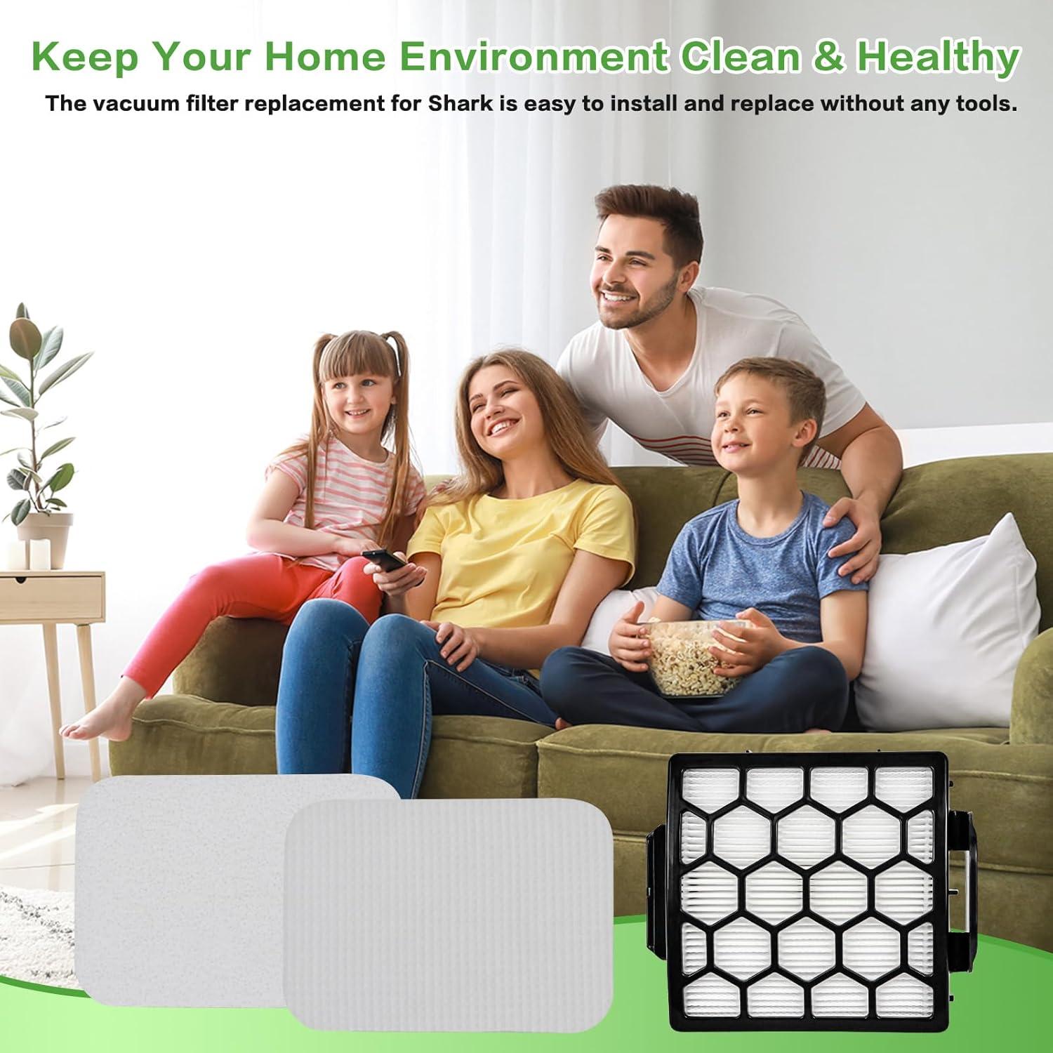 Filtros de Reemplazo VIEWALL para Aspiradora Shark ZU100 ZU102