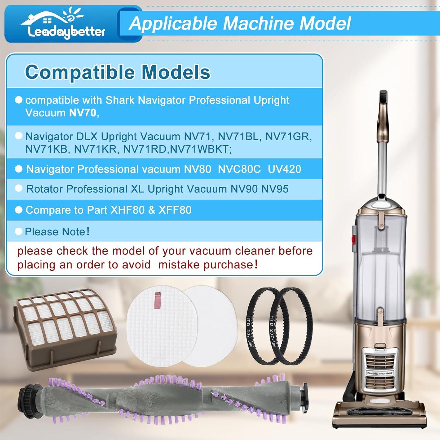 Kit de Reemplazo Leadaybetter NV80 para Aspiradora Shark Navigator