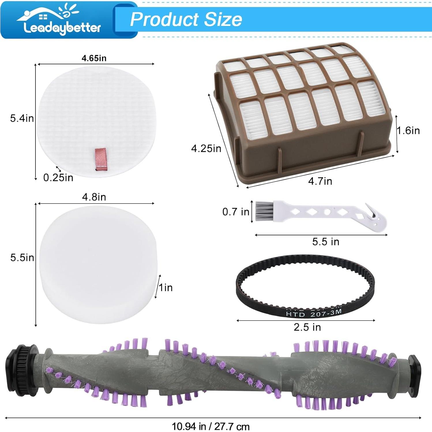 Kit de Reemplazo Leadaybetter NV80 para Aspiradora Shark Navigator