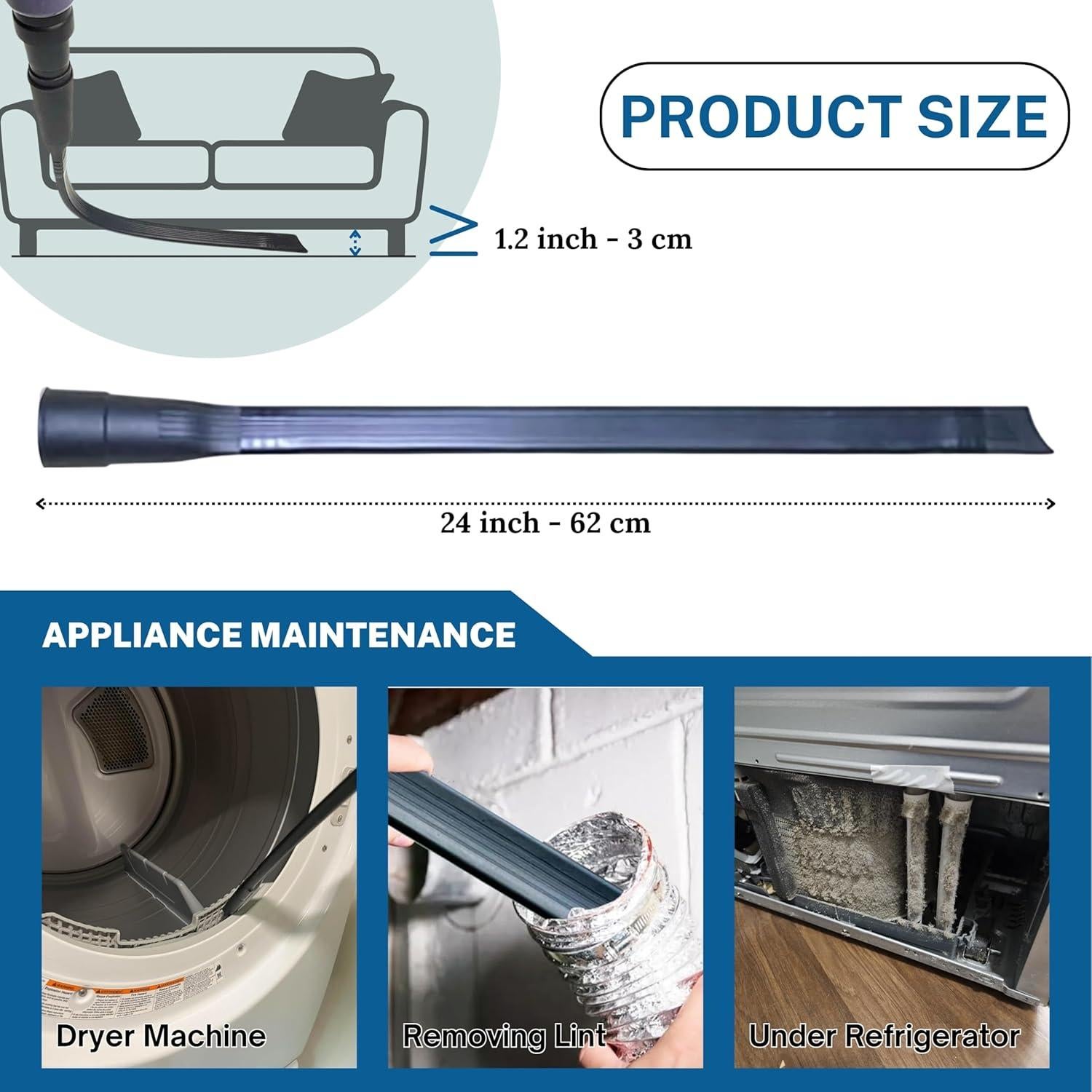 Herramienta de Hendidura Flexible GHAMADE para Aspiradoras Shark