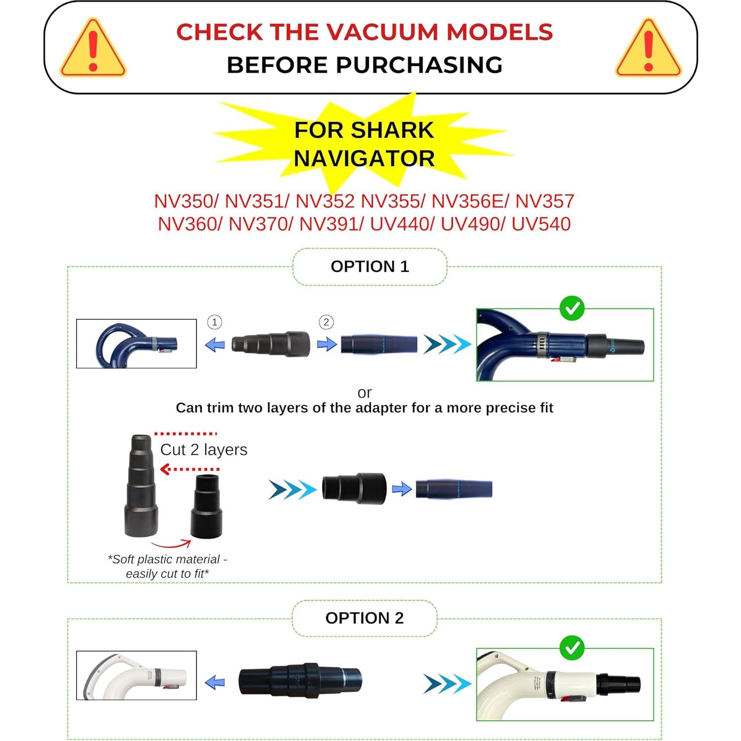Herramienta de Hendidura Flexible GHAMADE para Aspiradoras Shark