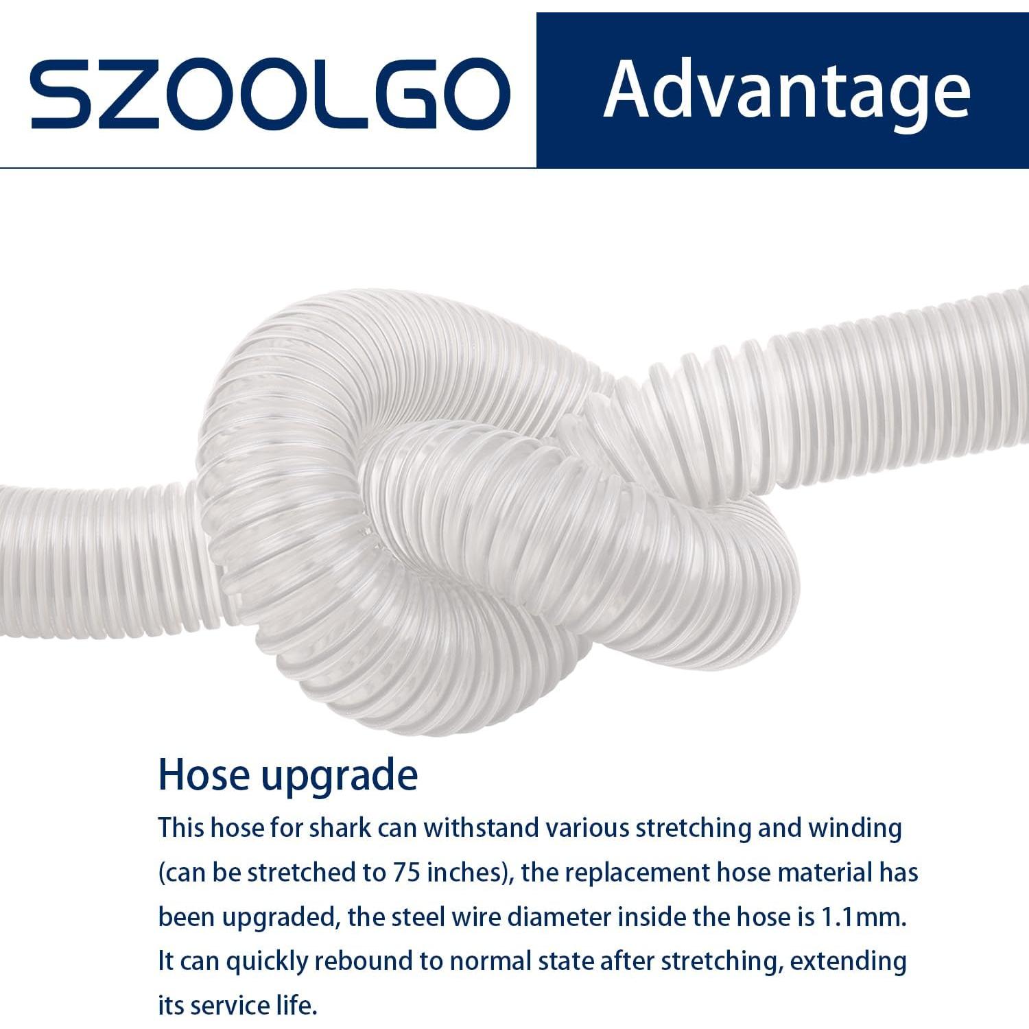 Manguera de Reemplazo Shark NV350 NV356E 1.9m PVC