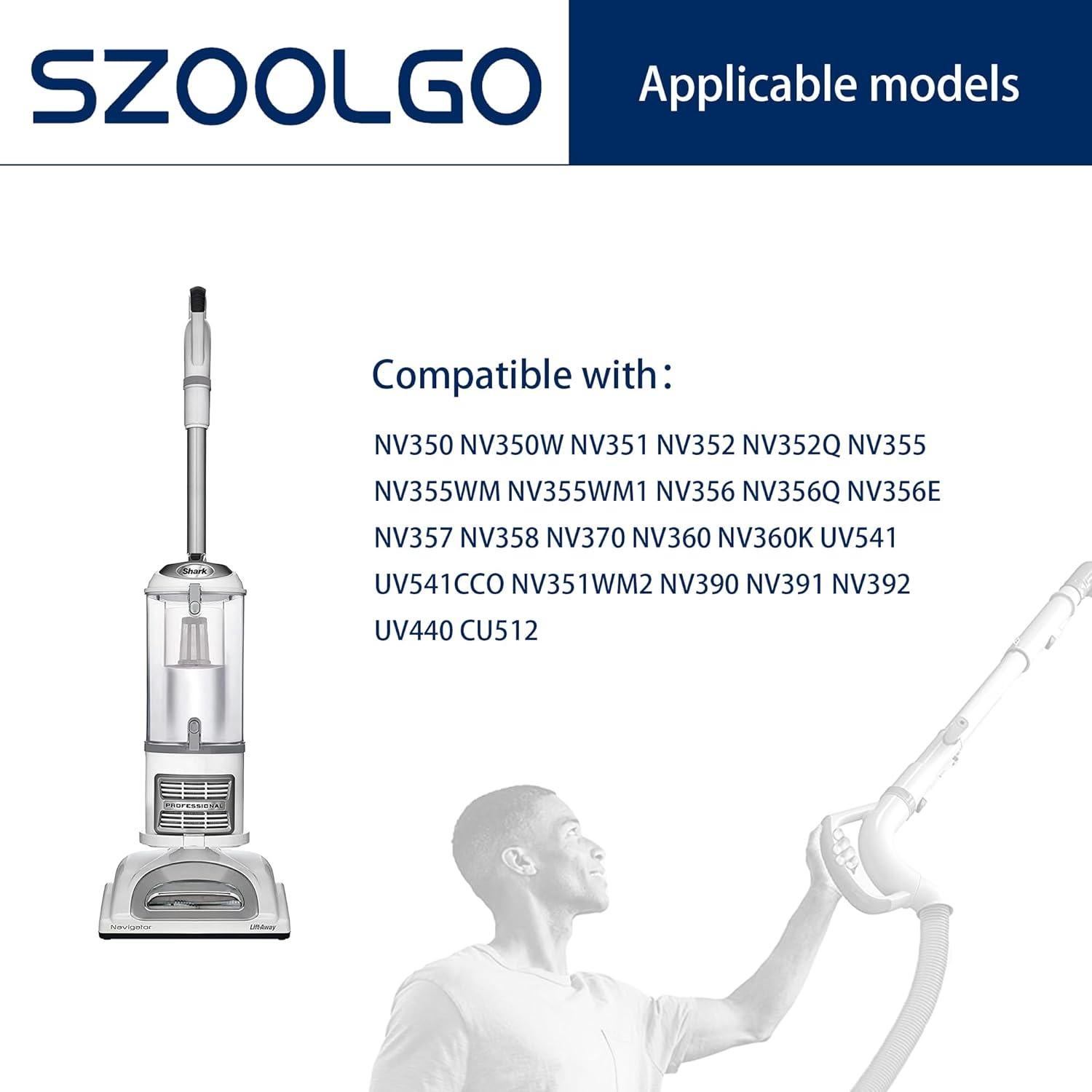 Manguera de Reemplazo Shark NV350 NV356E 1.9m PVC