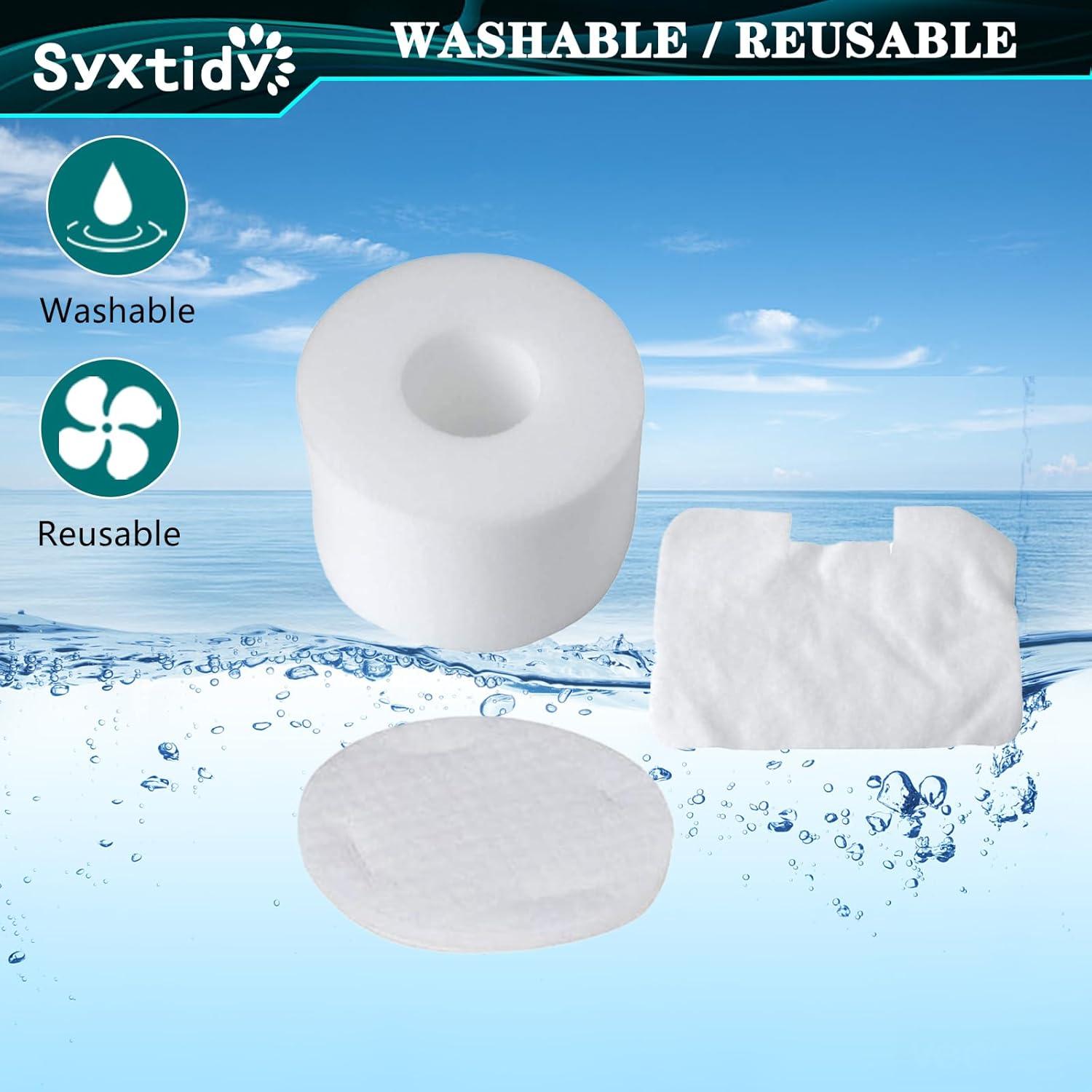 Reemplazo Filtro Aspiradora Syxtidy NV42 NV44 NV46 UV402 - 6 Piezas