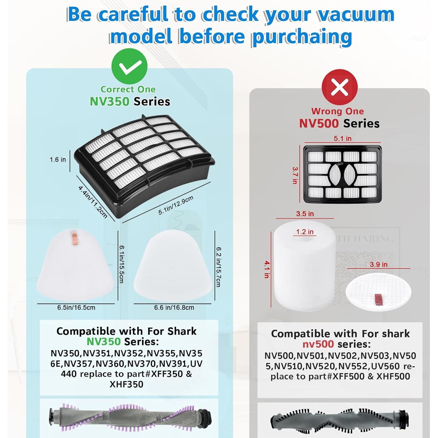 Kit de Repuestos para Aspiradora Shark Navigator Attemart NV350
