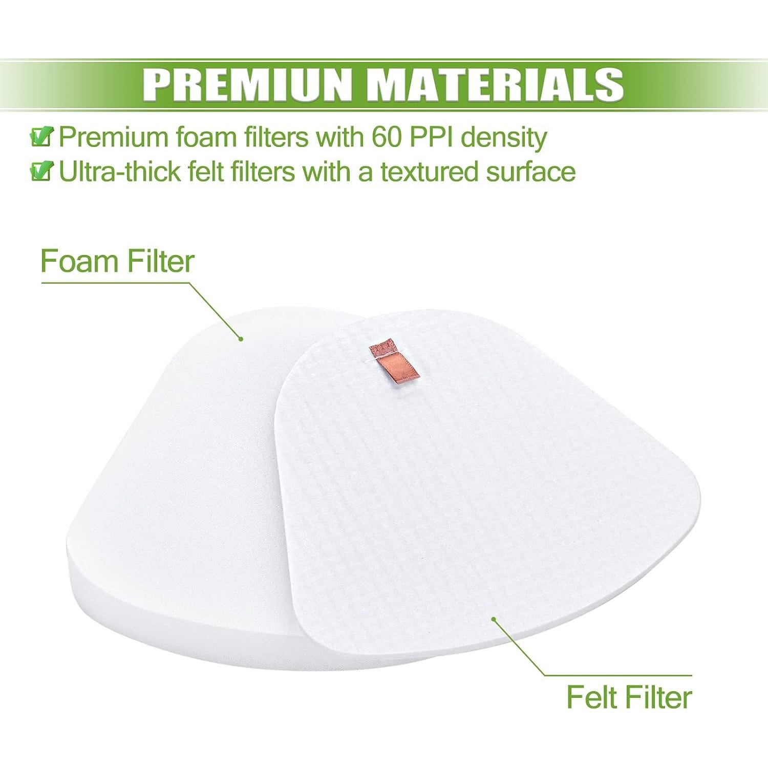 Filtros de Reemplazo Anicell para Shark Navigator NV360 - 2 HEPA + 4 Espuma