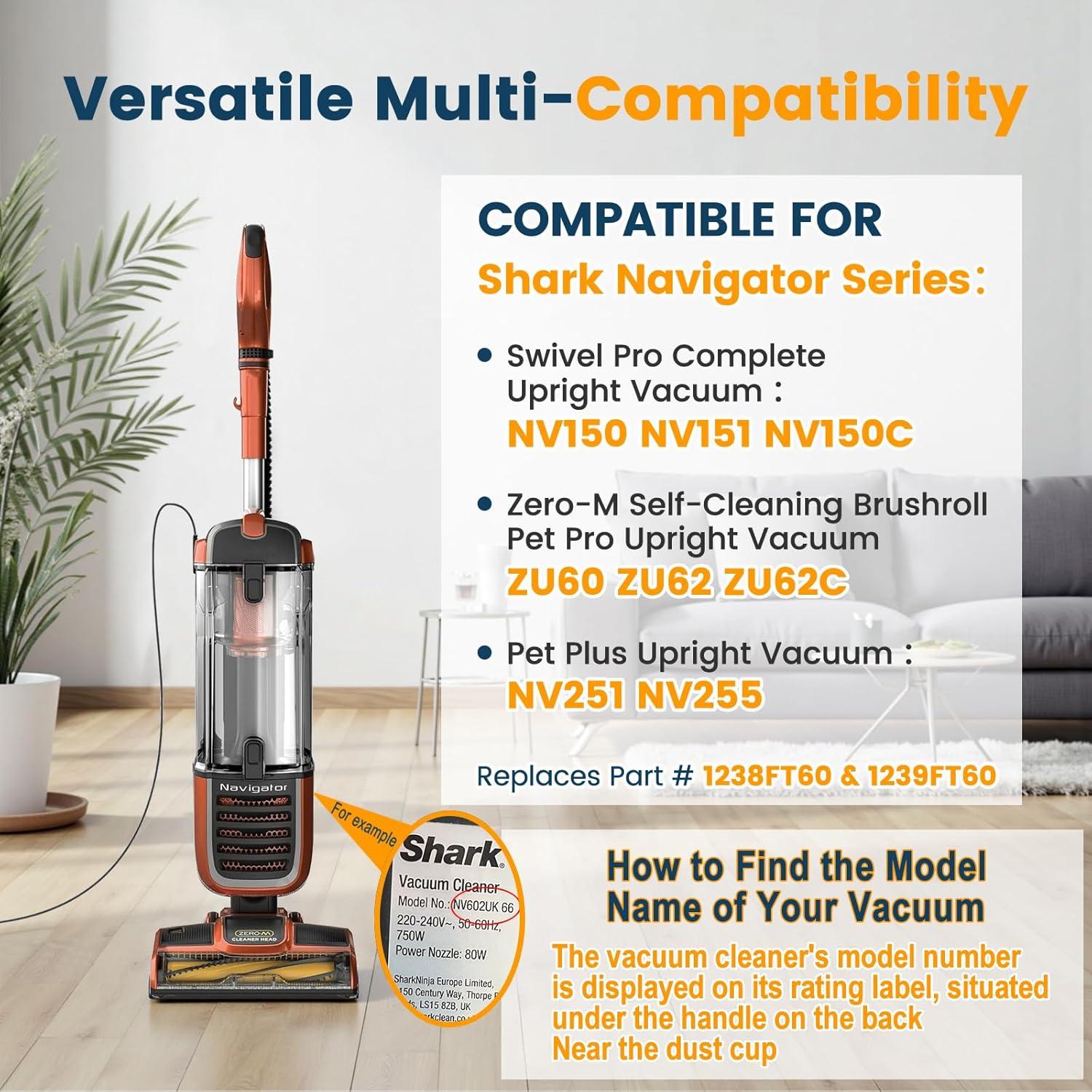 Filtros Happuilo para aspiradora Shark ZU60 ZU62 NV251 NV255