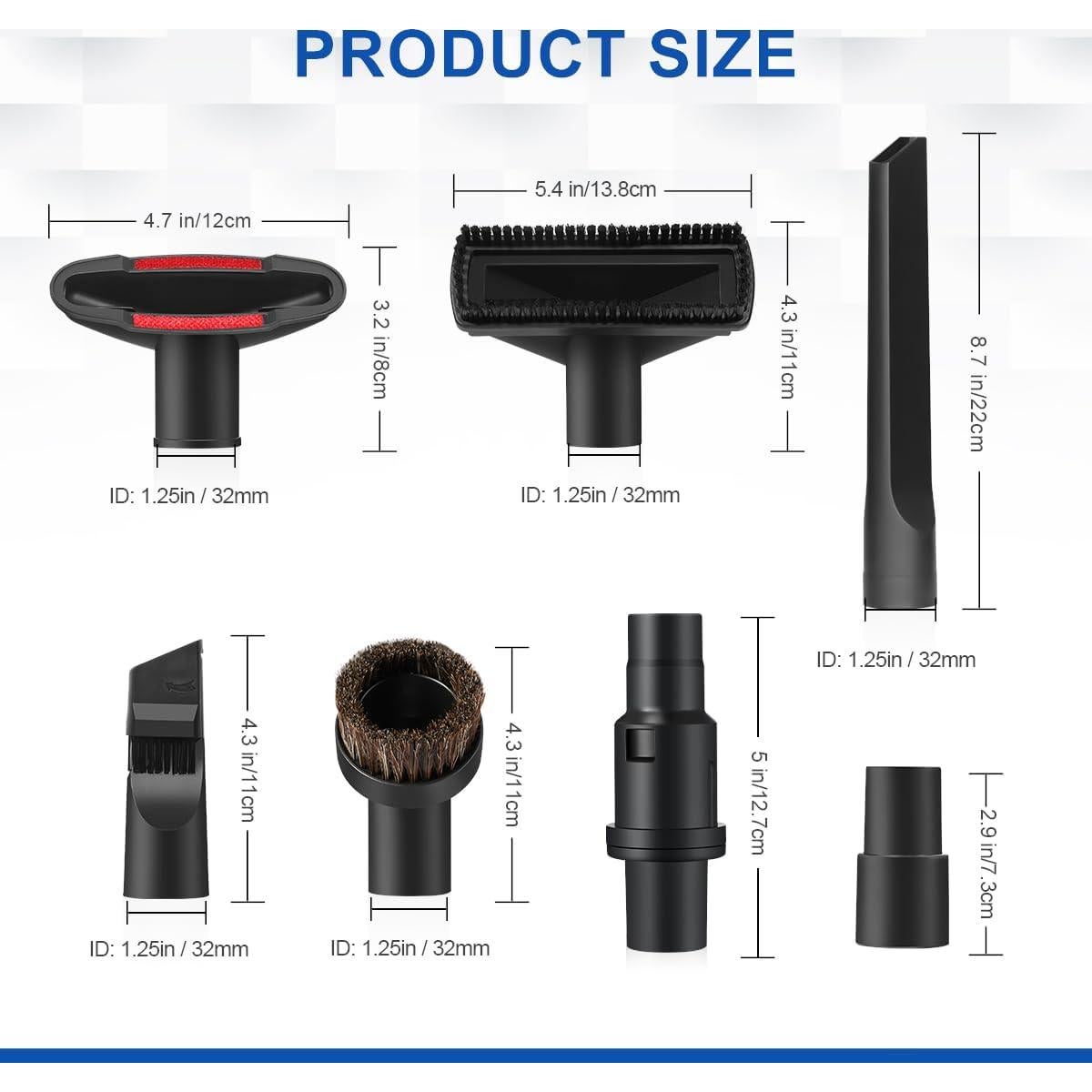 Kit de Accesorios para Aspiradora LANMU 7PCS Compatible Shark