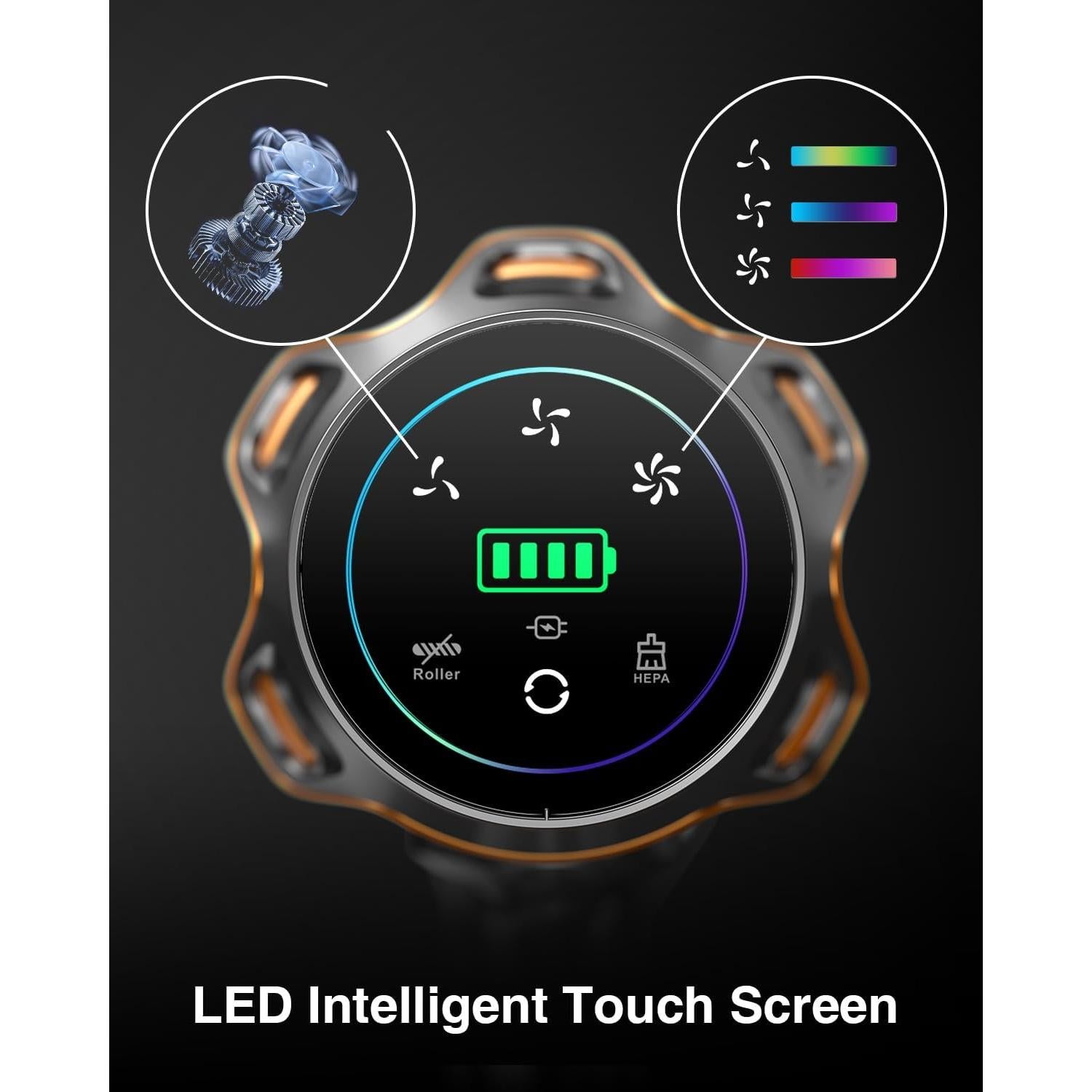 Aspiradora Inalámbrica MOHOMO Nova V5 650W 70min Autostable