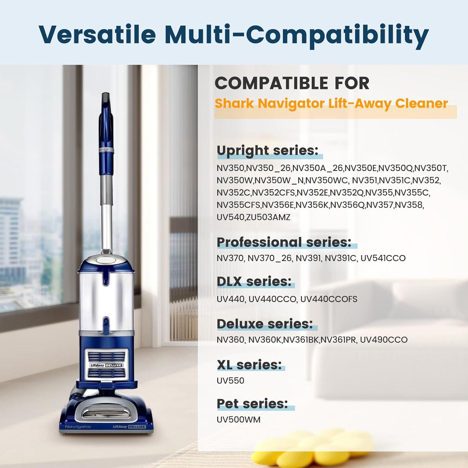 Paquete de 6 Filtros para Aspiradora Shark Navigator Lift Away