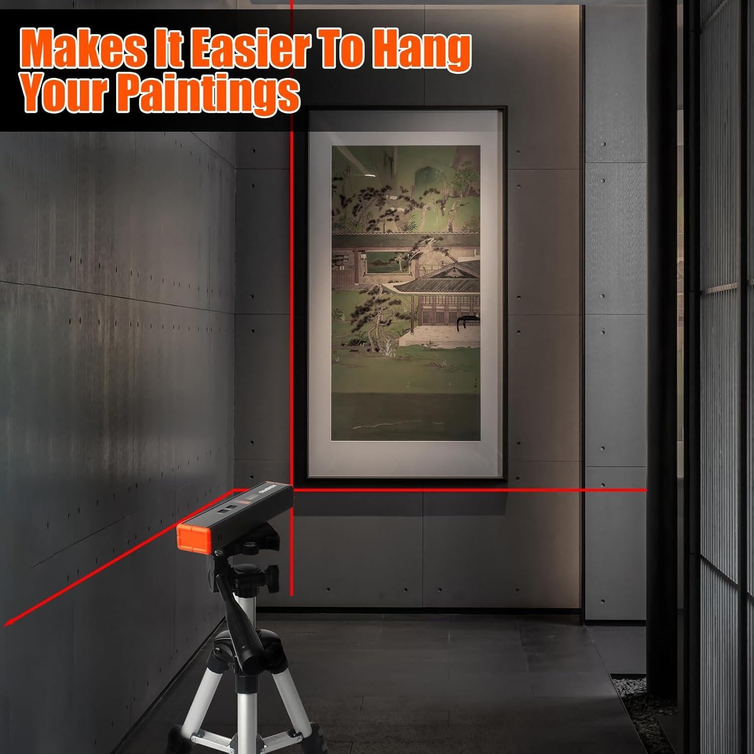 Nivel Láser Portátil RONGPRO 15 pies (4.57 m) Magnético