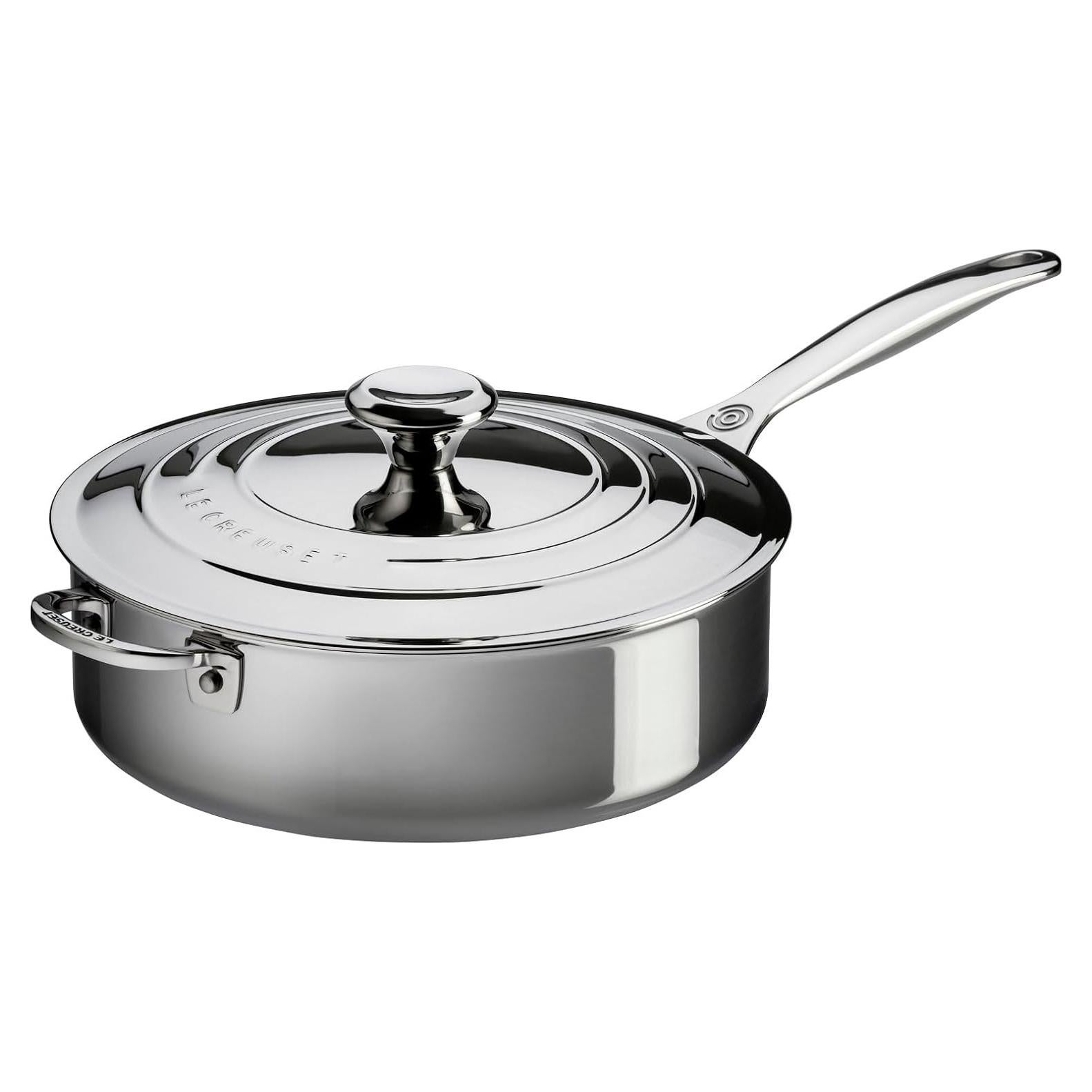 Sartén de Acero Inoxidable Le Creuset 2.84L Redonda