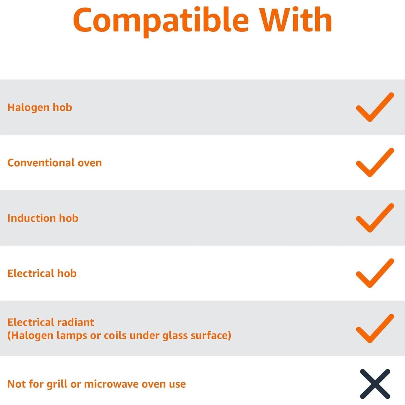 Juego de Sartenes de Acero Inoxidable 3 Piezas Amazon Basics