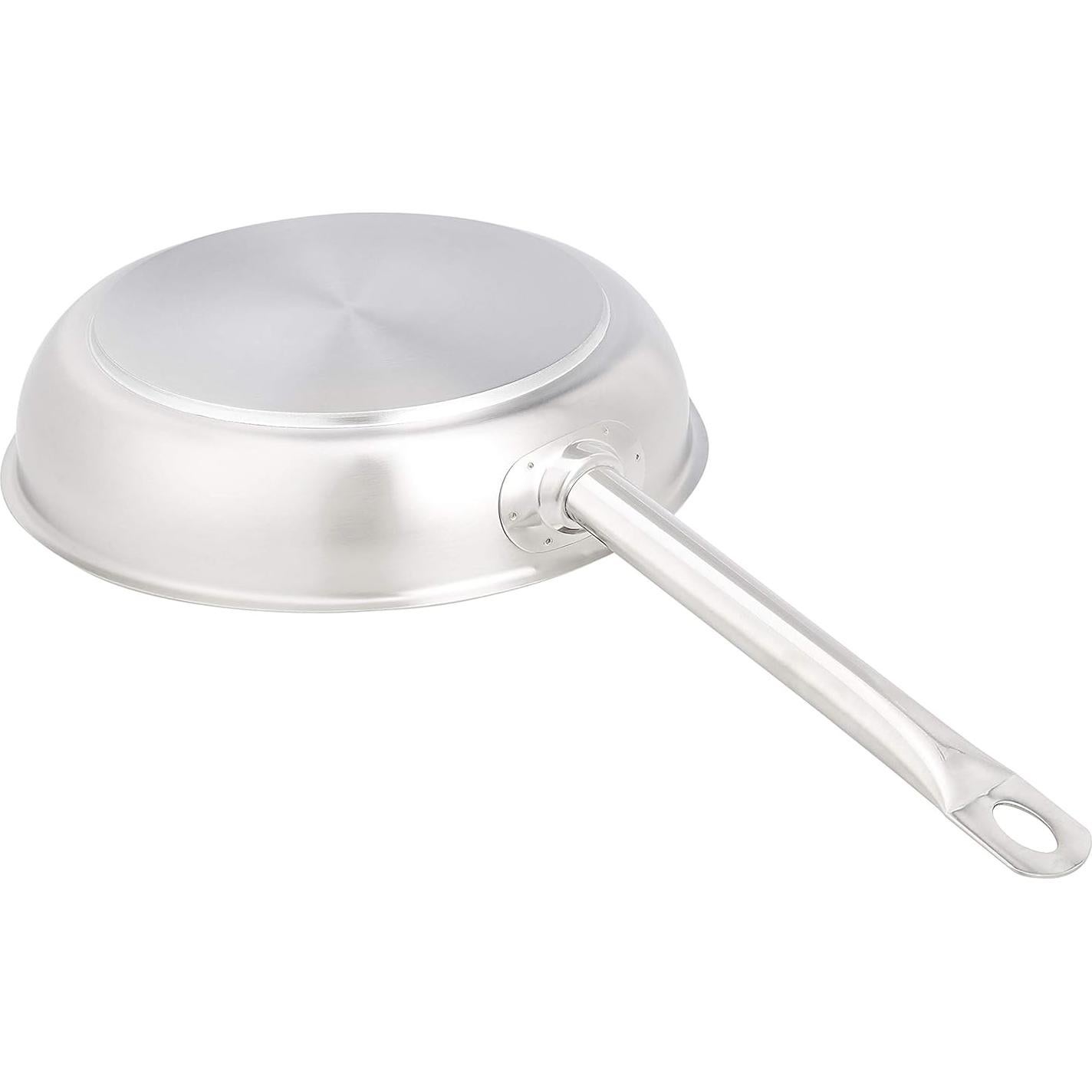 Juego de Sartenes de Acero Inoxidable 3 Piezas Amazon Basics