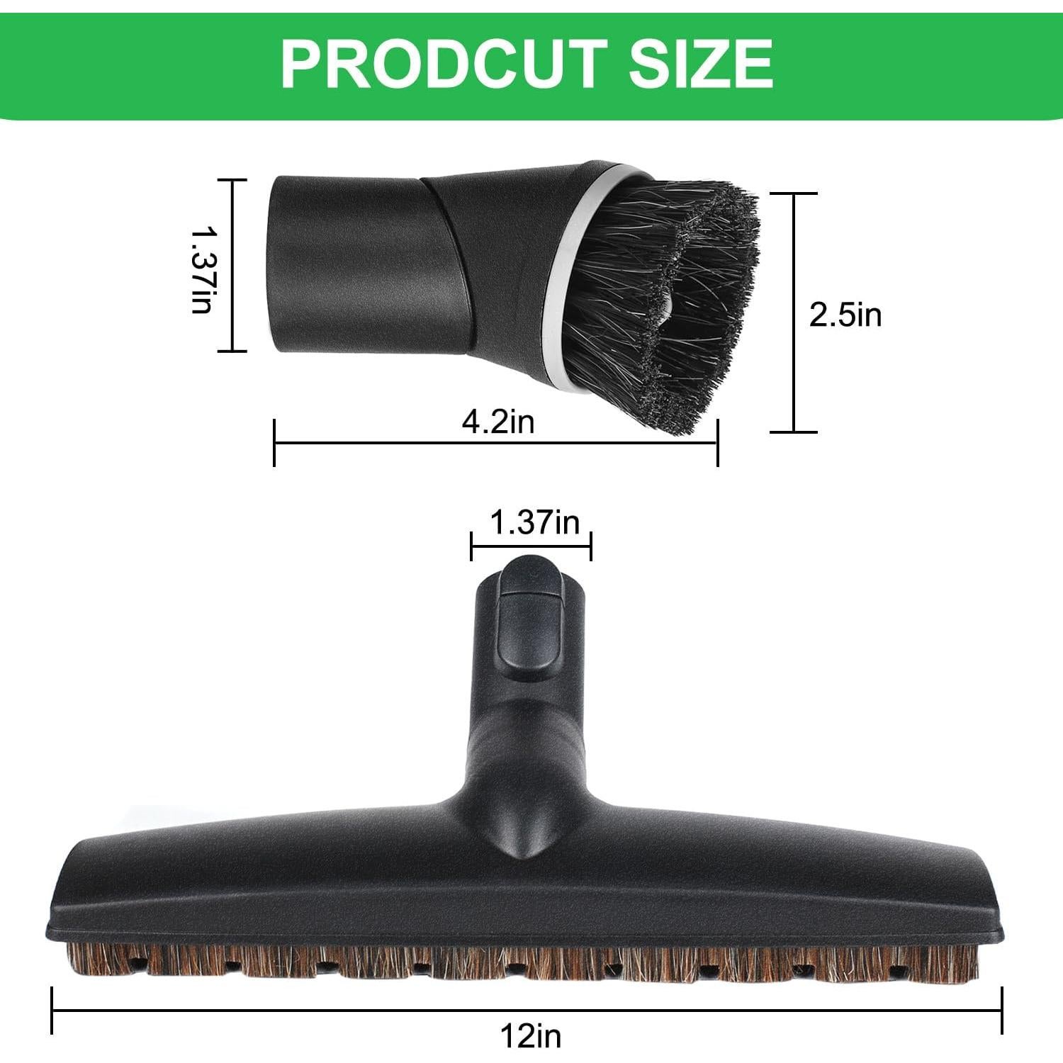 Juego de 2 Accesorios para Aspiradora Miele 35mm con Cerdas Suaves