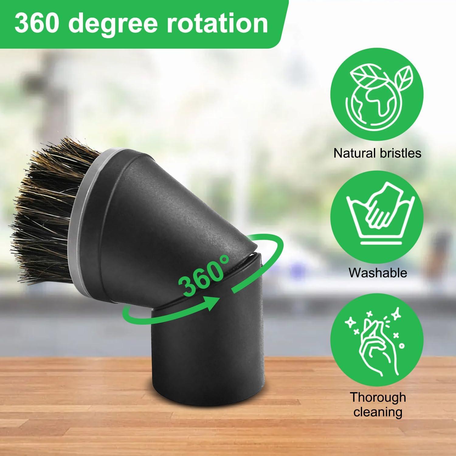 Juego de 2 Accesorios para Aspiradora Miele 35mm con Cerdas Suaves