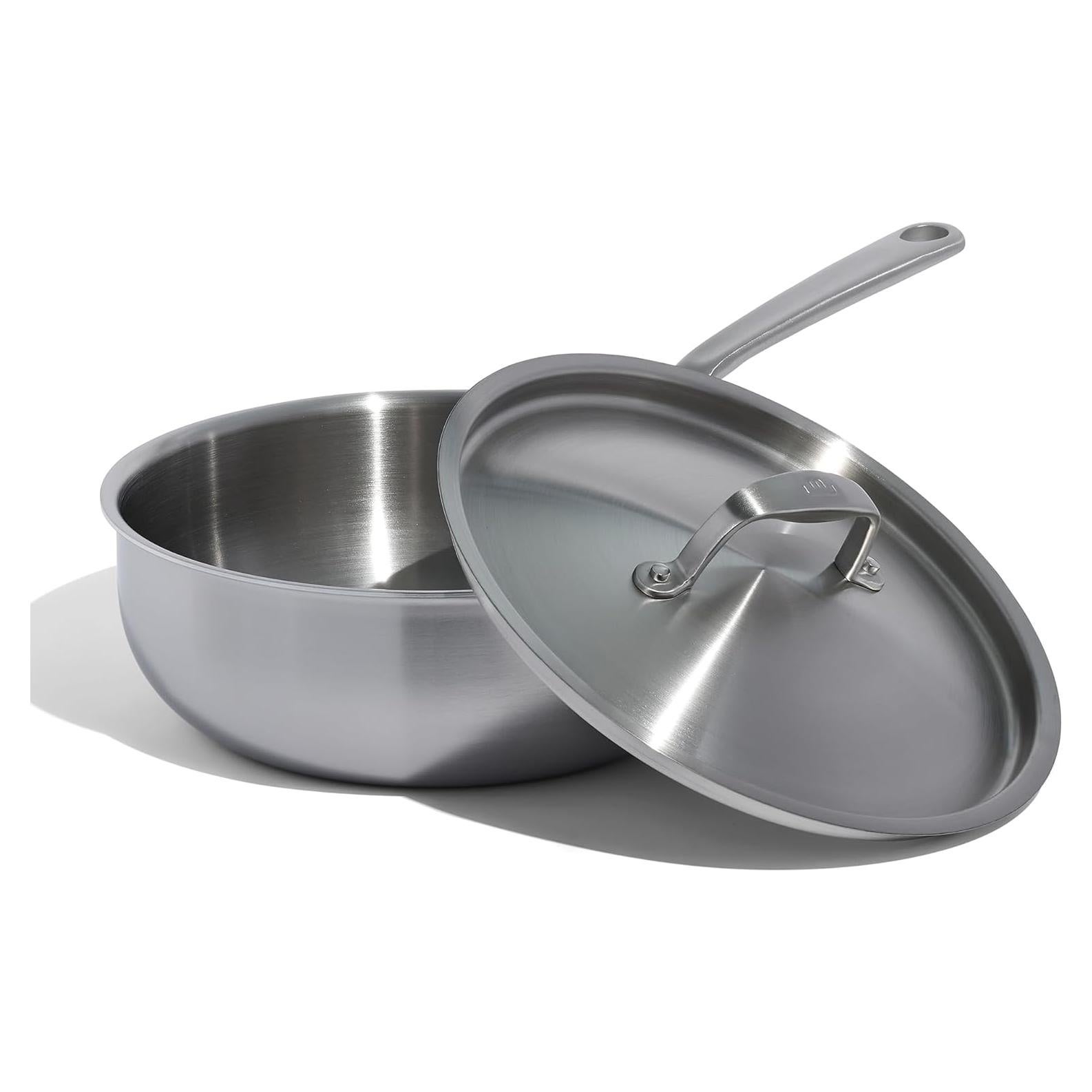 Sartén Saucier Made In 3 Cuartos Acero Inoxidable 5 Capas