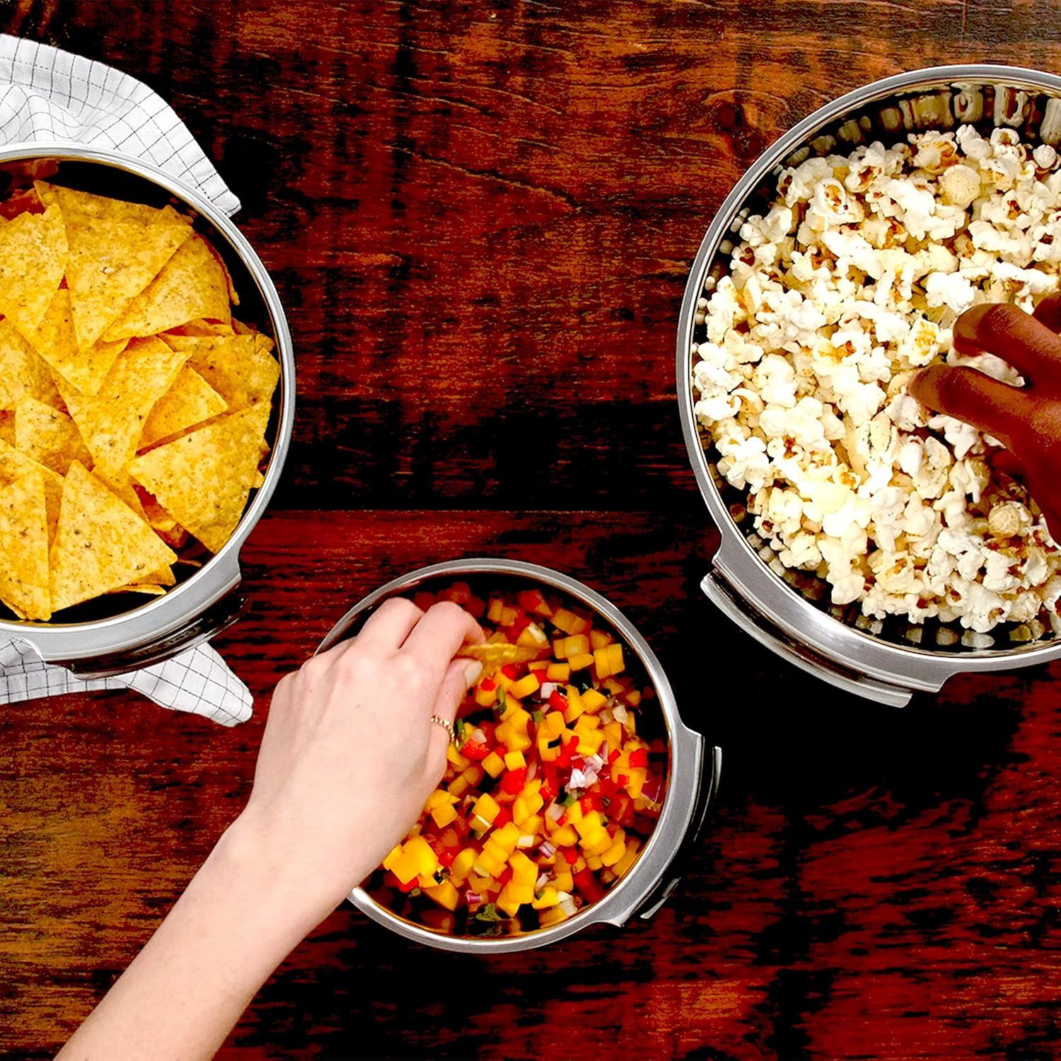 Juego de Cuencos Mezcladores All-Clad Acero Inoxidable 3 Piezas