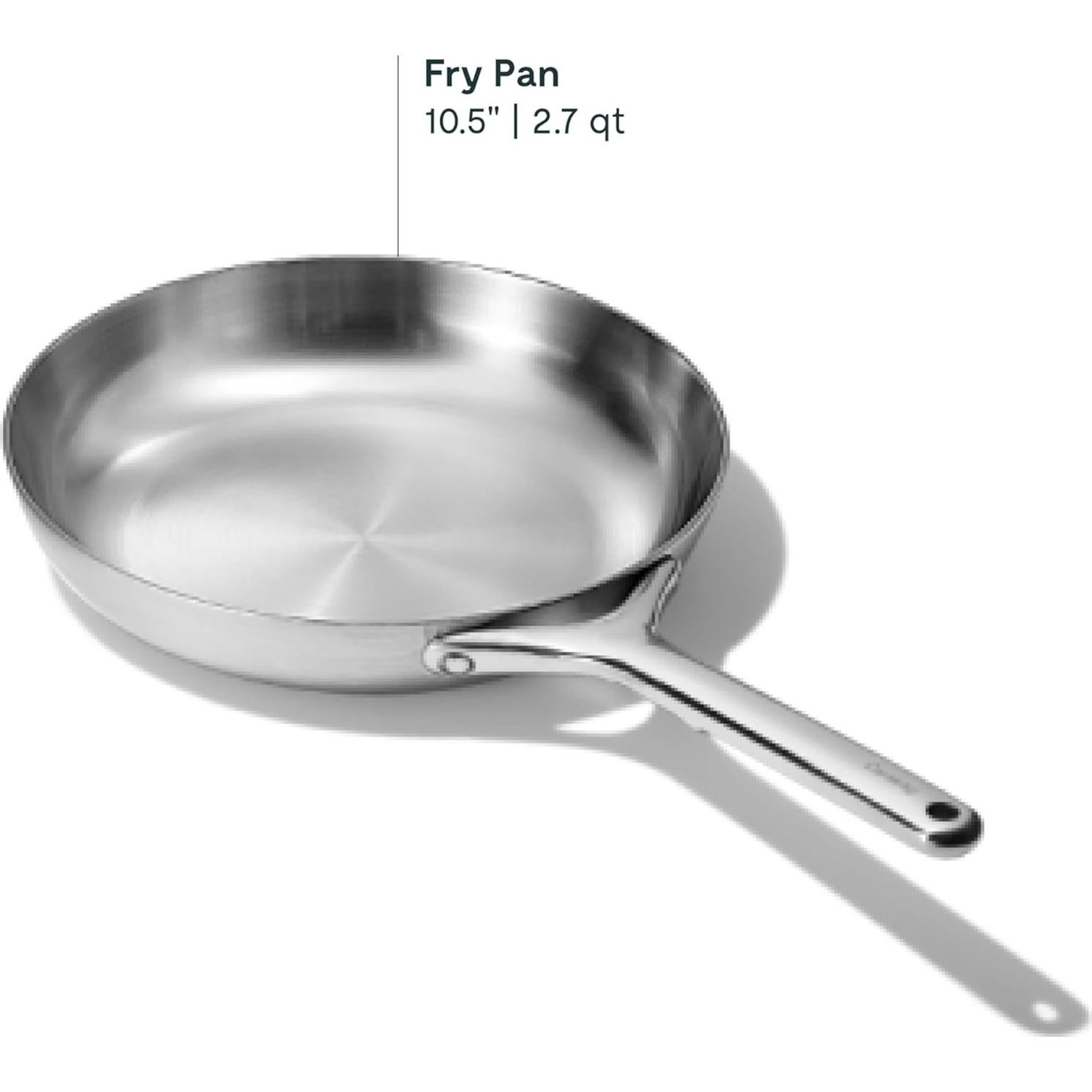 Sartén de Acero Inoxidable Caraway 26.7 cm - 5 Capas, A Prueba de Horno