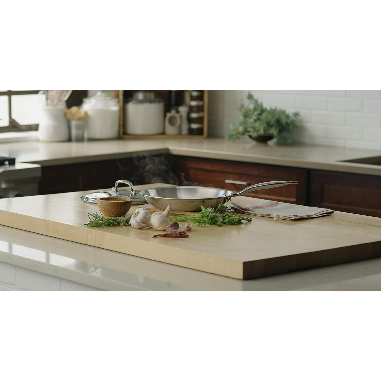 Sartén Heritage Steel 26.7 cm con tapa - Acero Inoxidable 316Ti