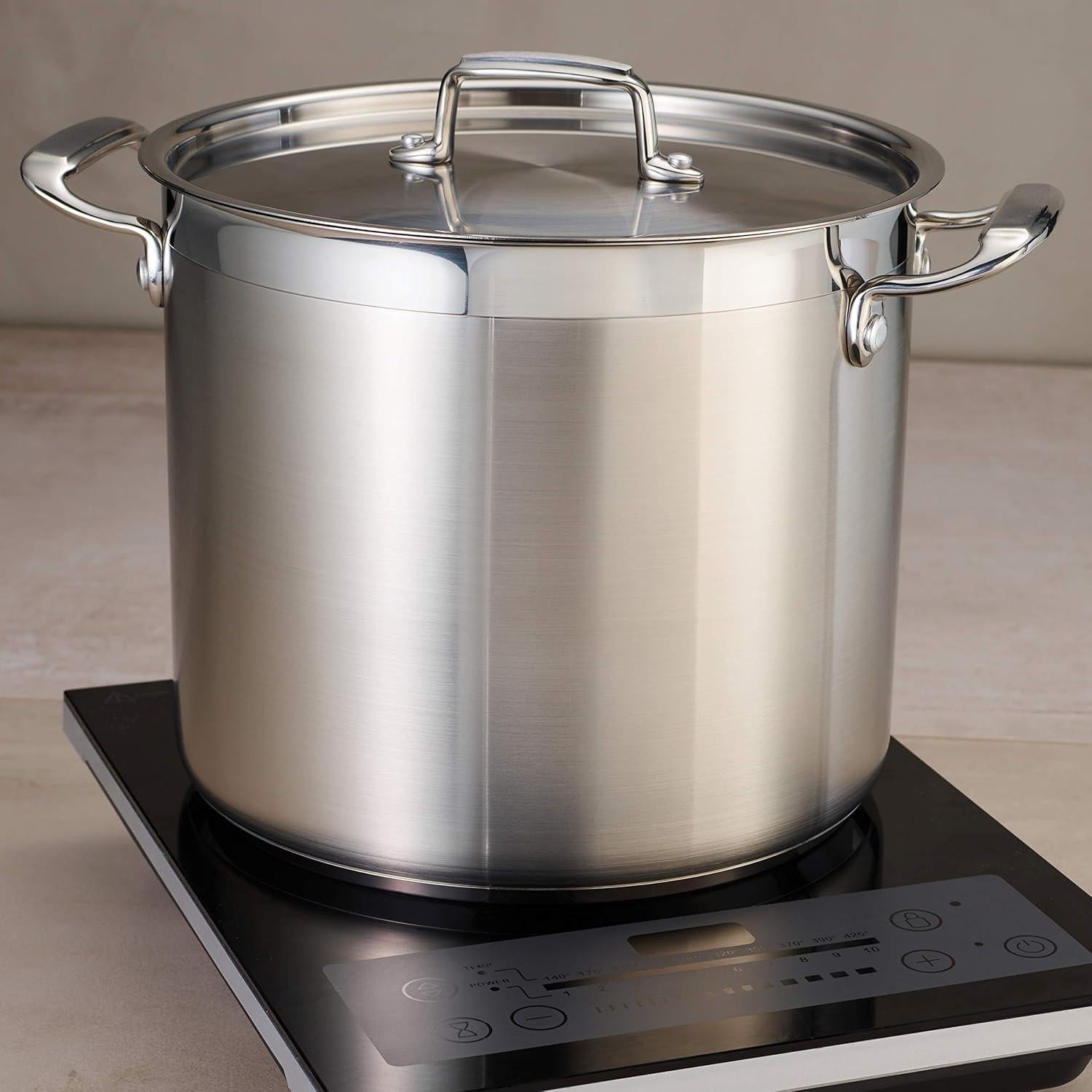 Olla de Acero Inoxidable Tramontina Gourmet 12 Qt