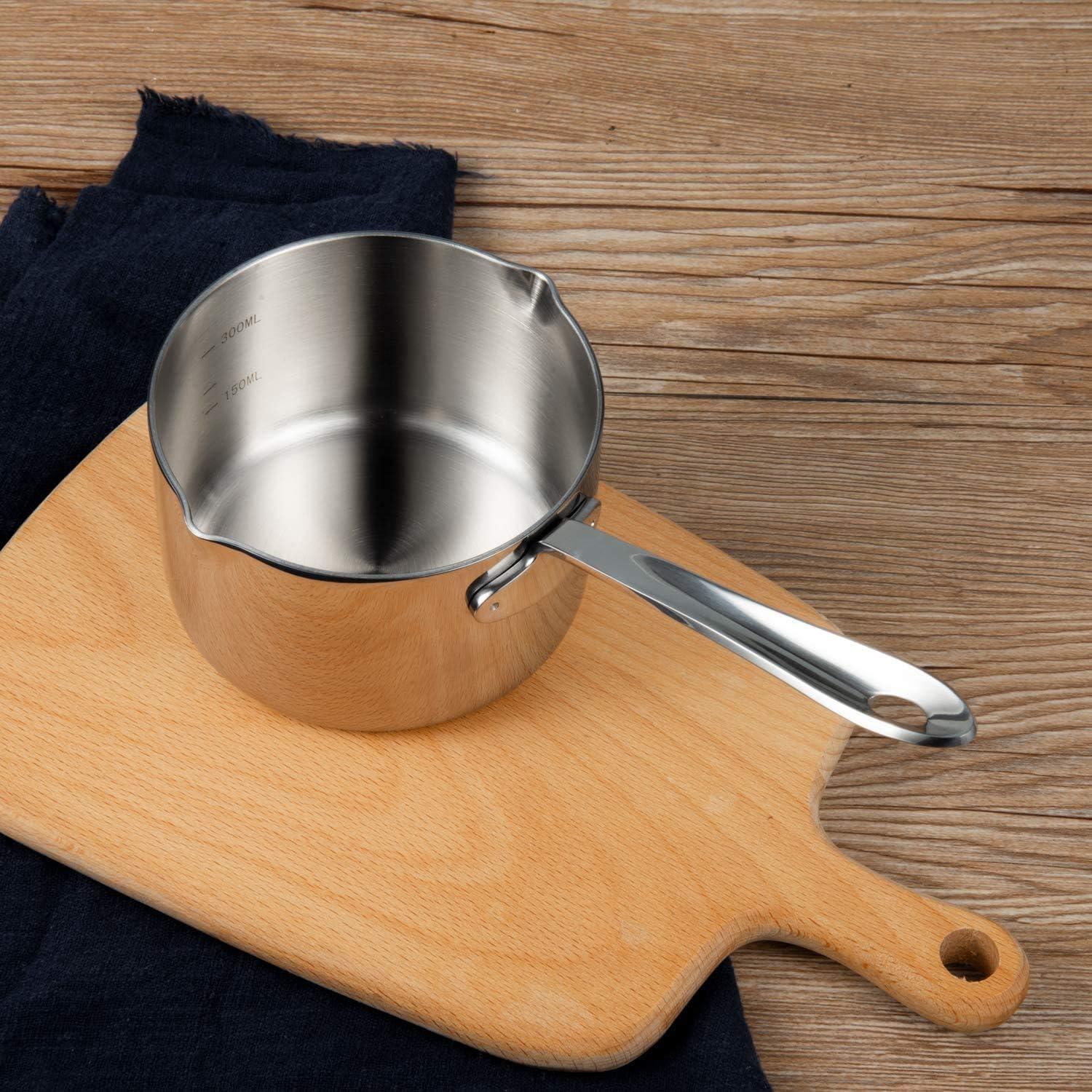 Mini Olla Derretidora de Mantequilla IMEEA 300ml Acero Inoxidable