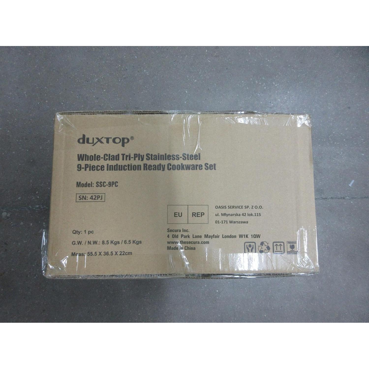 Juego de Utensilios de Cocina Duxtop 9 Piezas Acero Inoxidable