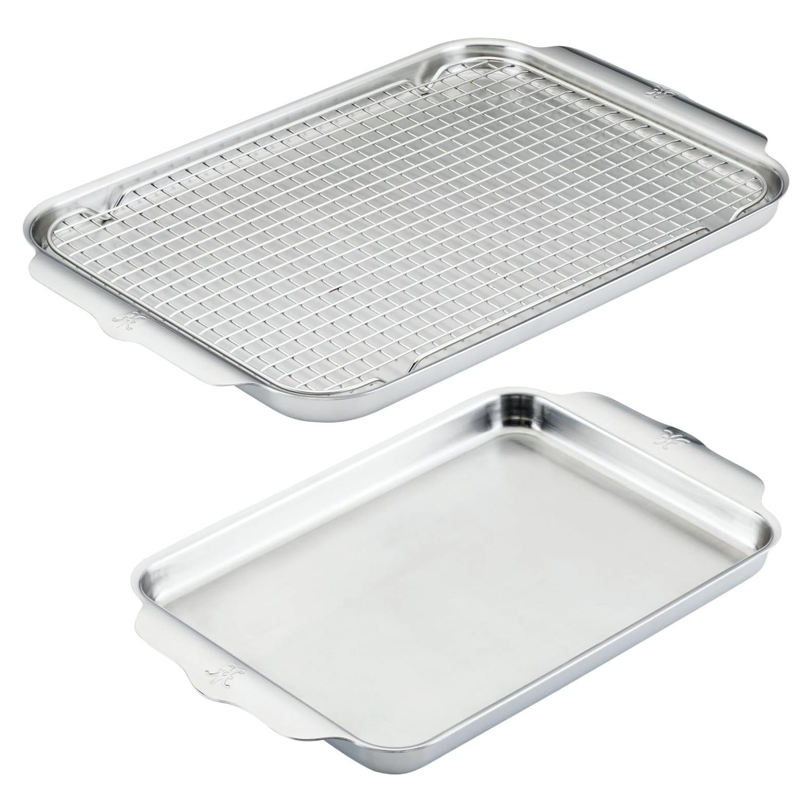 Juego de bandejas para hornear Hestan 3 piezas acero inoxidable