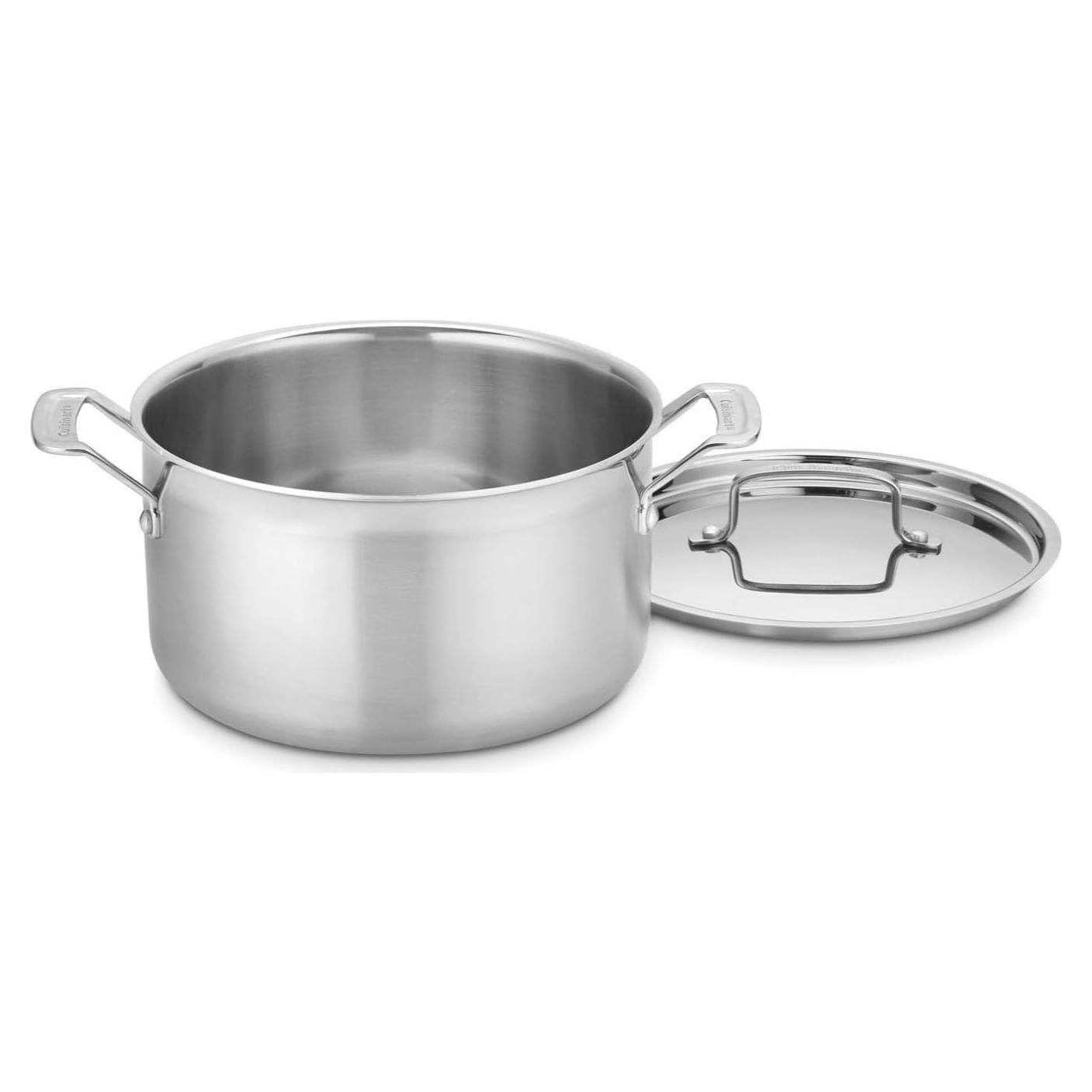 Olla Cuisinart MultiClad Pro 6 Cuartos Acero Inoxidable