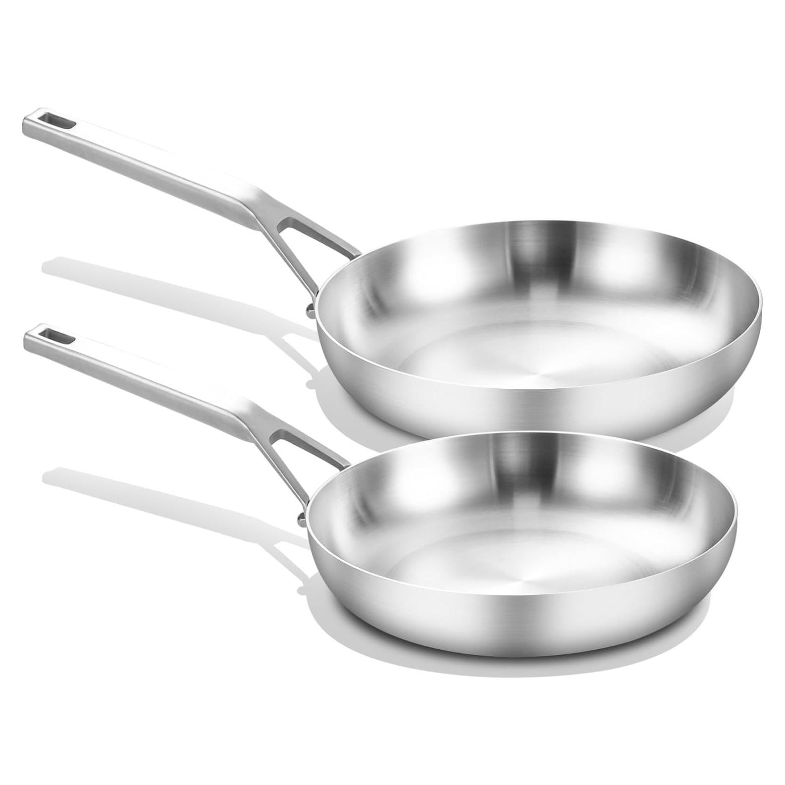 Juego de Sartenes Yeksum Acero Inoxidable 20 cm y 25 cm