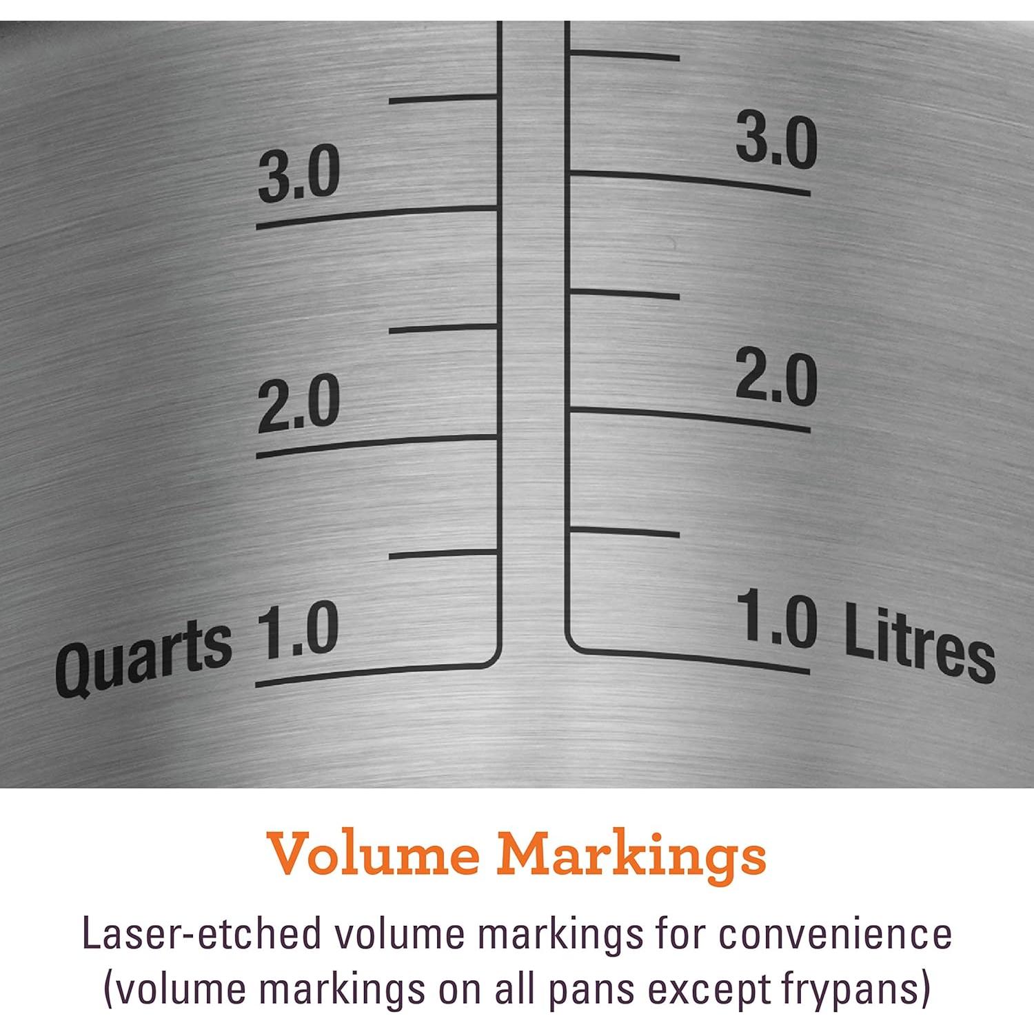 Sartén de Acero Inoxidable Breville Clad 4.73L con Tapa