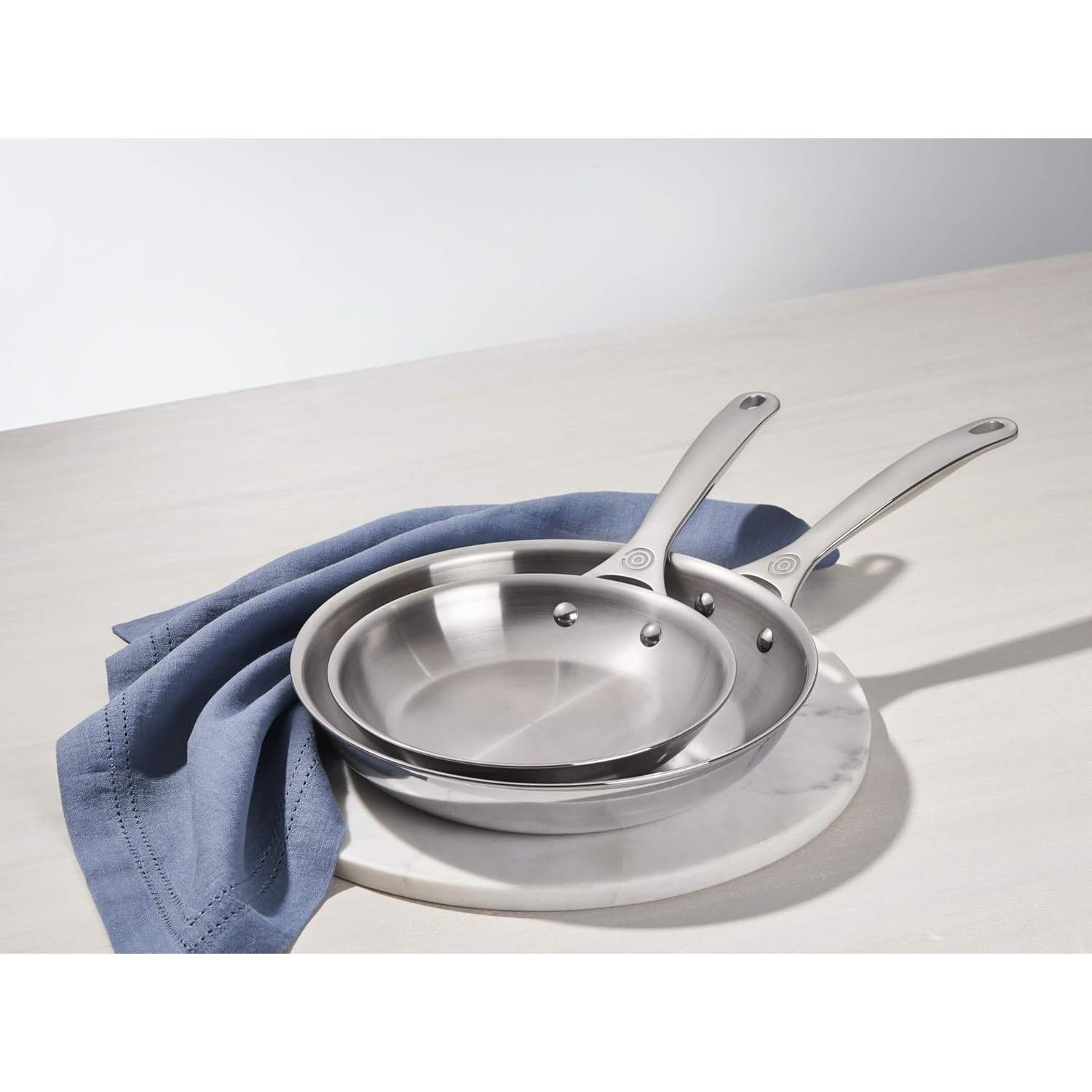 Juego de Sartenes Antiadherentes Le Creuset 2 Piezas 20.3 y 25.4 cm