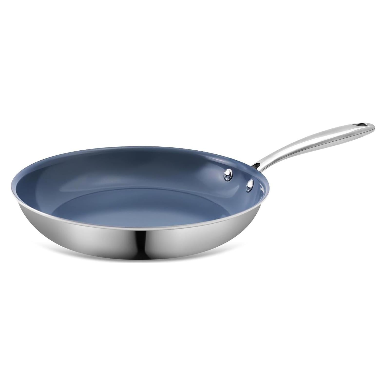 Sartén Antiadherente 20 cm Ephaclad Acero Inoxidable Azul