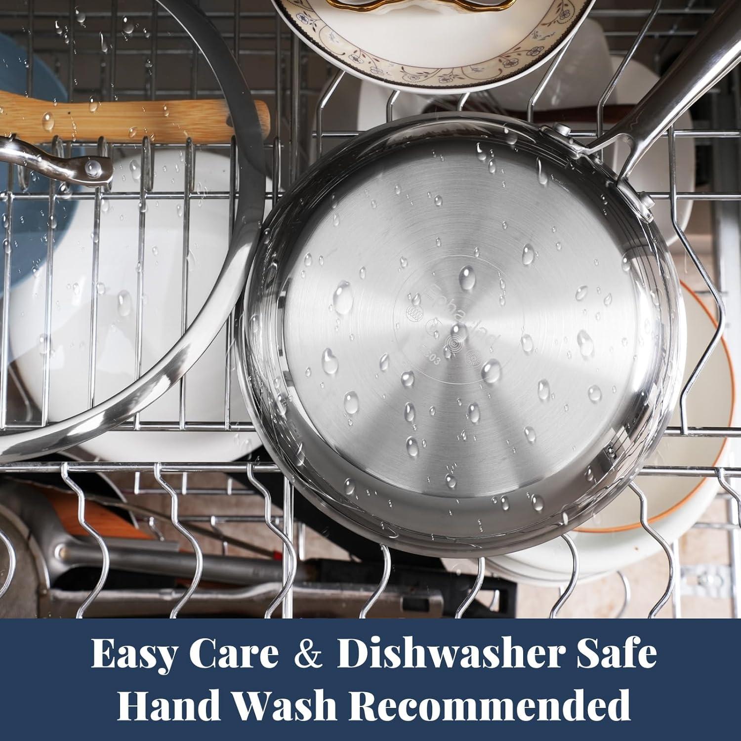 Sartén Antiadherente 20 cm Ephaclad Acero Inoxidable Azul