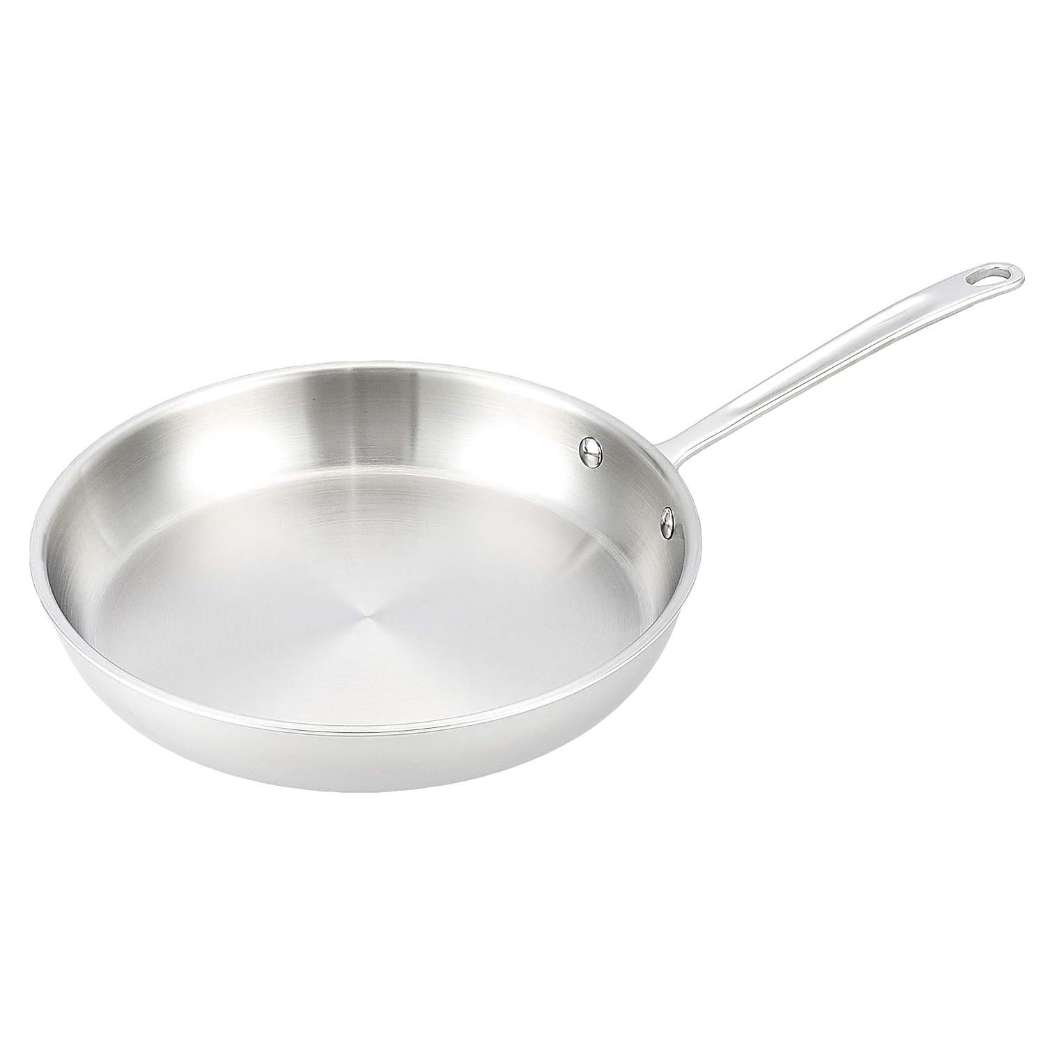 Sartén de Acero Inoxidable 30.48 cm Amazon Basics Tres Capas