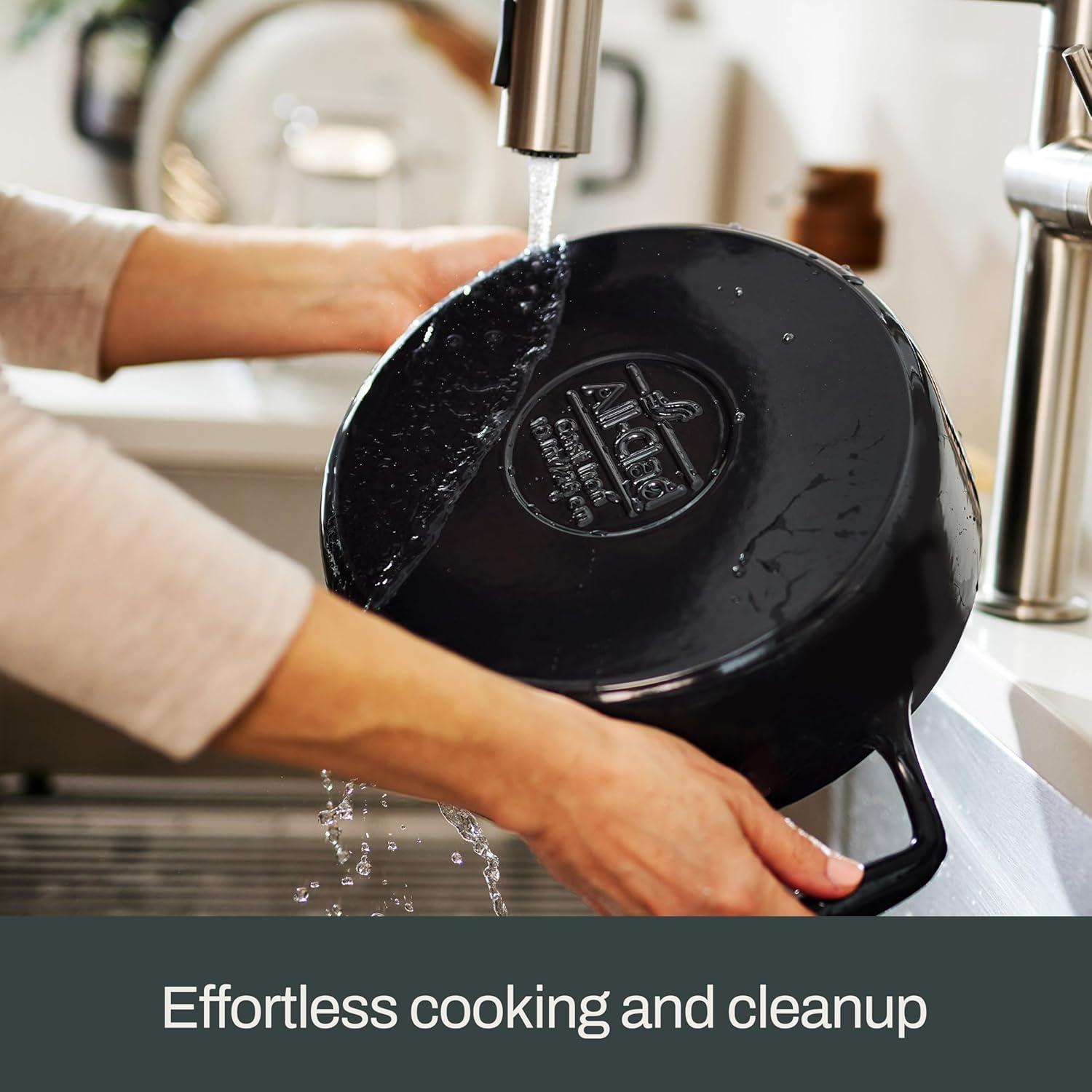 Sartén de Hierro Fundido All-Clad 30.48 cm con Tapa Esmaltada