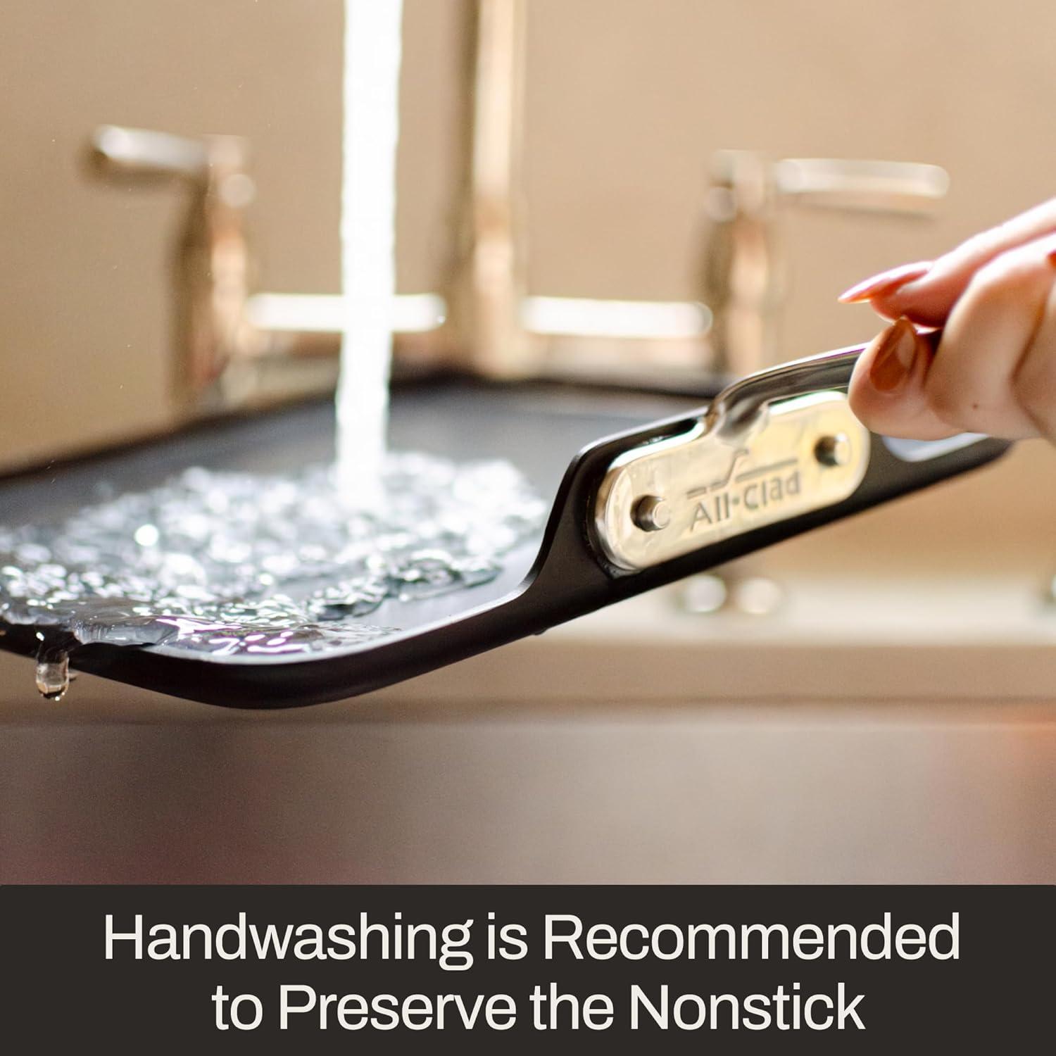 Sartén Cuadrada Antiadherente All-Clad HA1 28 cm Negro